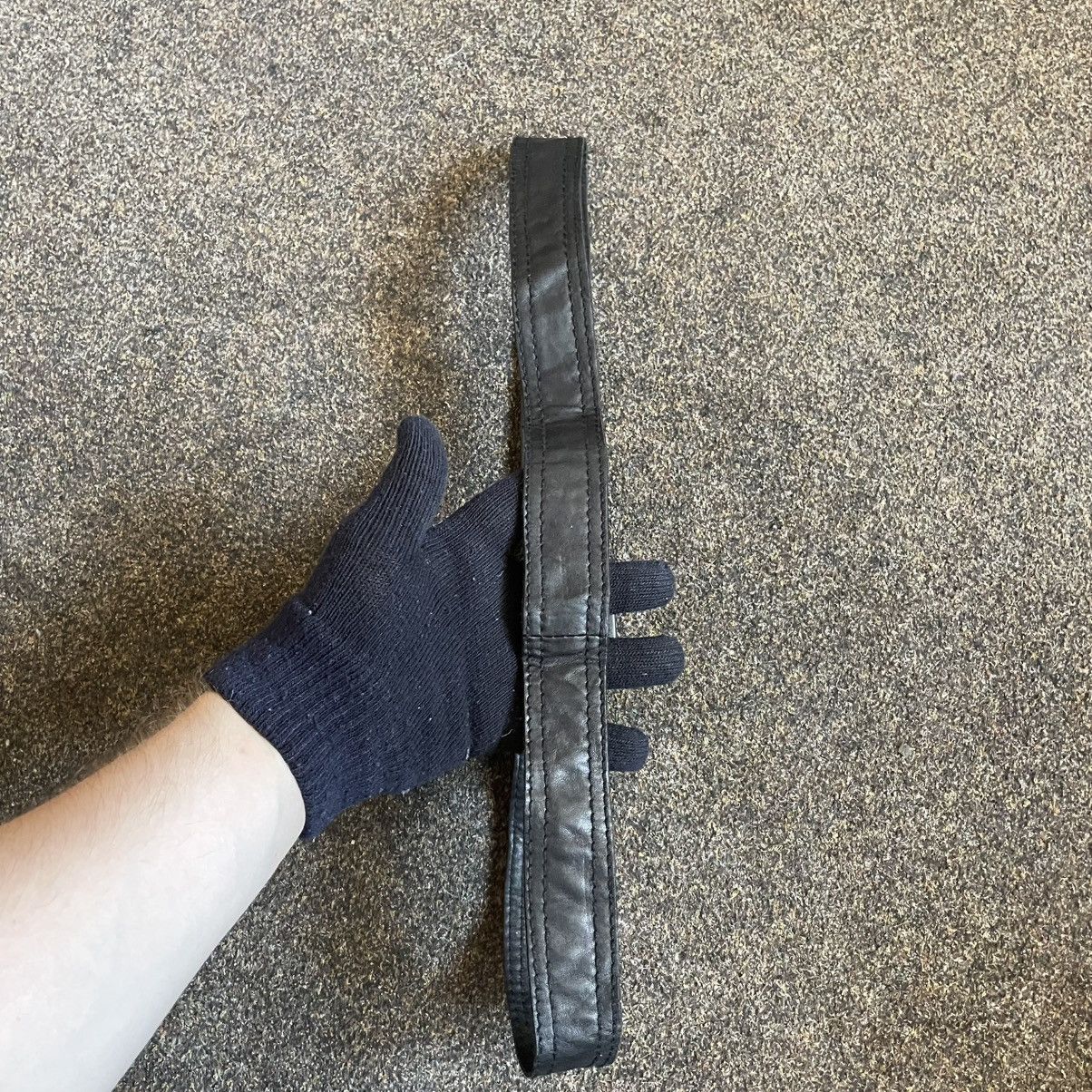 Vintage Vintage 90s Japanese Archive Leather Belt Goth Grunge OS Size ONE SIZE - 6 Thumbnail