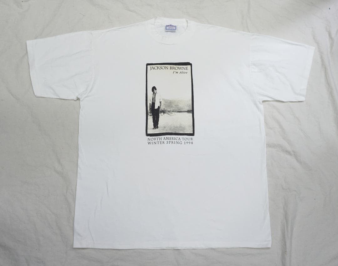 Vintage 90's Jackson Browne『I'm Alive』Tシャツ ビンテージ Size US L / EU 52-54 / 3 - 1 Thumbnail