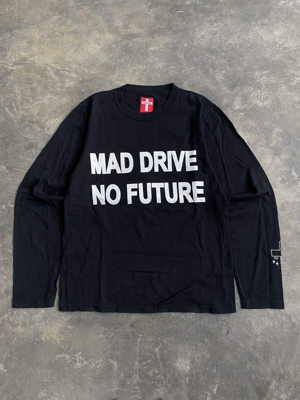 20471120 × Beauty Beast × No Future No Future rare "Mad Drive" vintage longsleeve Size US M / EU 48-50 / 2 - 1 Thumbnail