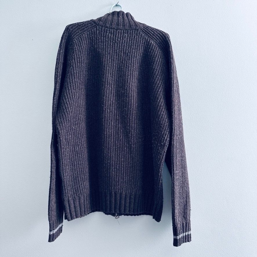 Gap Vintage Gap brown zipper cardigan Size US L / EU 52-54 / 3 - 3 Thumbnail