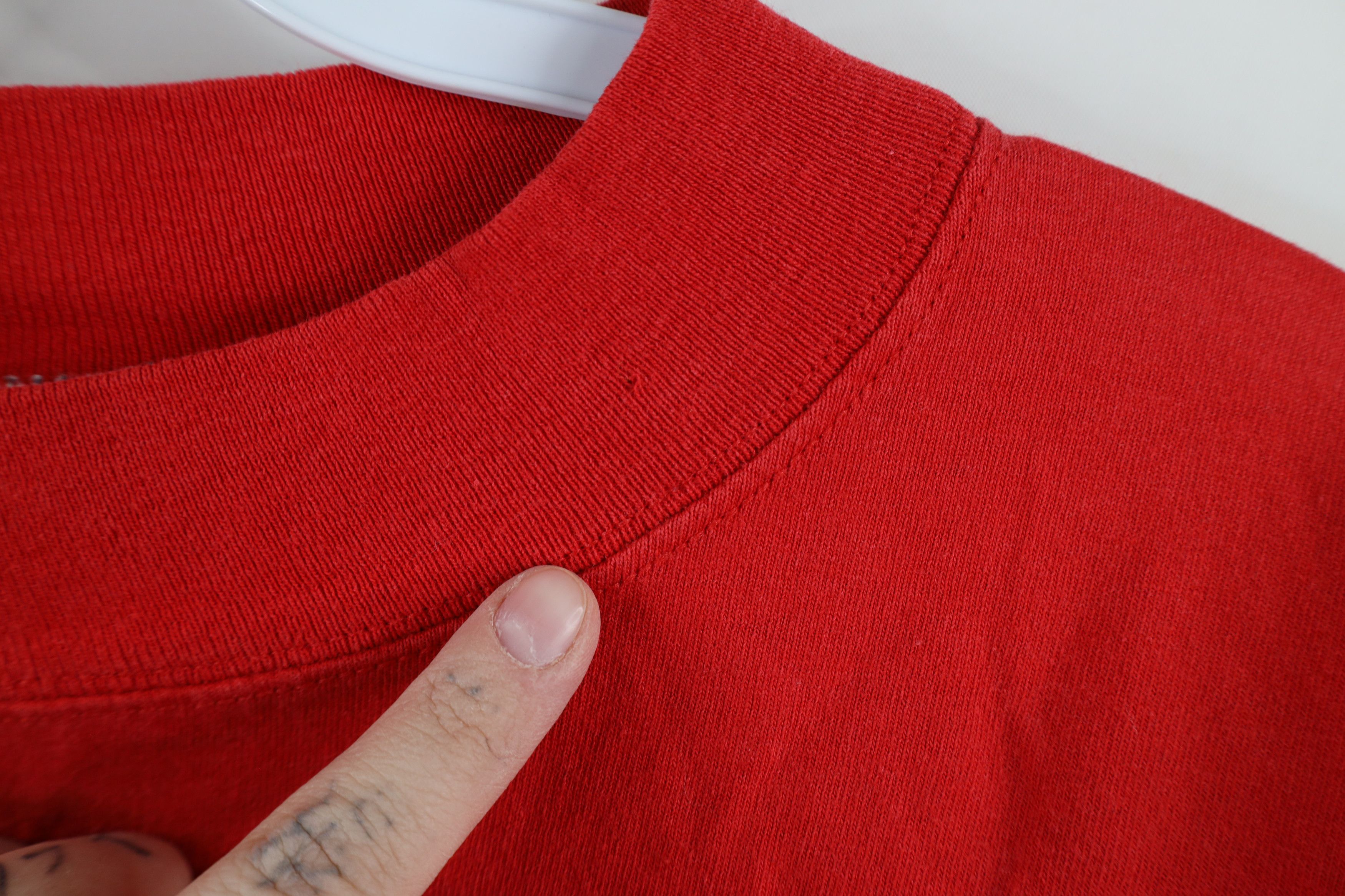 Vintage Vintage 90s University Mock Neck Long Sleeve T-Shirt US Size US L / EU 52-54 / 3 - 7 Thumbnail