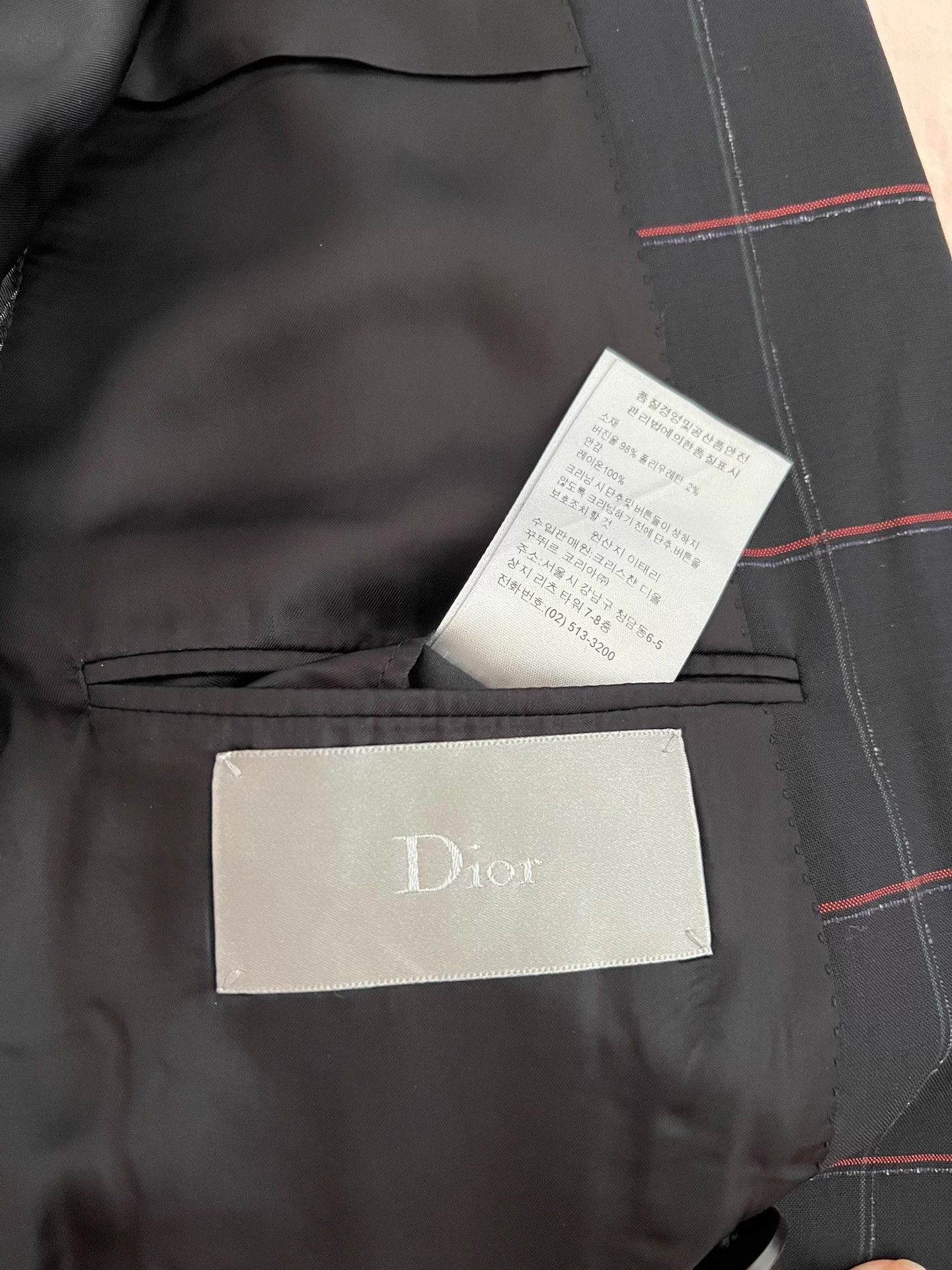 Dior Dior Wool Double-Breasted Peak Lapel Blazer 44 Size 44R - 6 Thumbnail