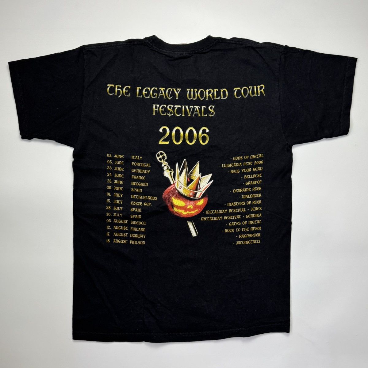 Band Tees Vintage 2006 Helloween Band Tee Tour Size US M / EU 48-50 / 2 - 5 Thumbnail
