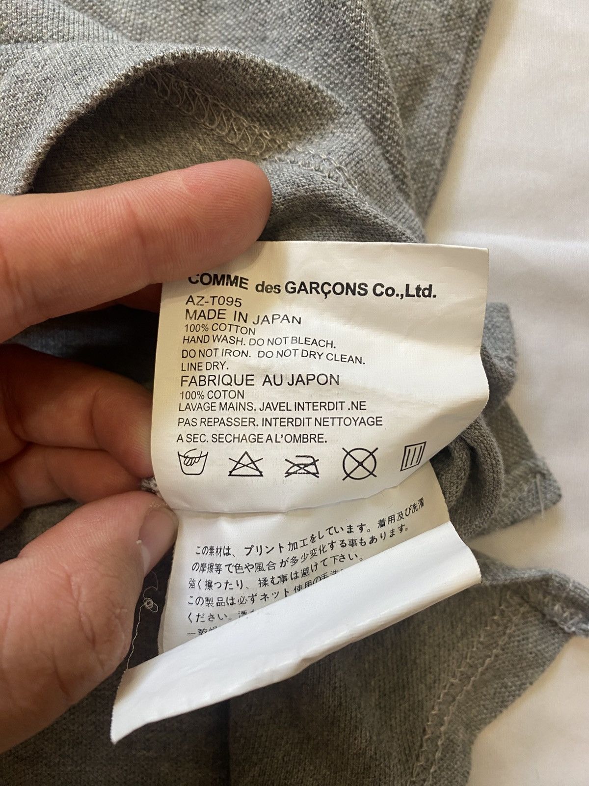 Comme des Garcons PLAY Commes Des Garcons CDG Polo Womens Grey Heart Size M Size M / US 6-8 / IT 42-44 - 7 Thumbnail
