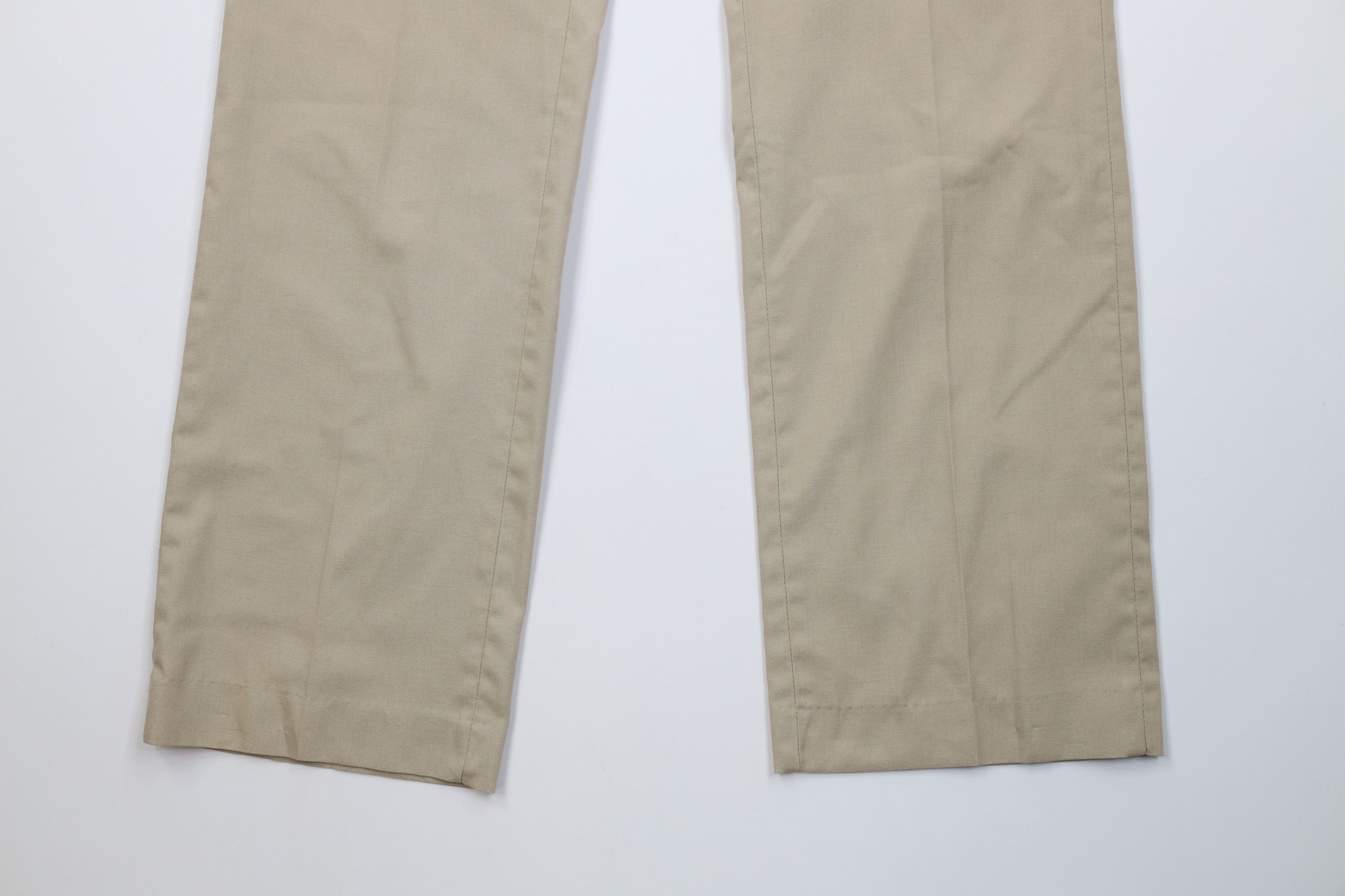 Vintage Vintage 70s Streetwear Knit Flared Wide Leg Chino Pants USA Size US 32 / EU 48 - 4 Thumbnail