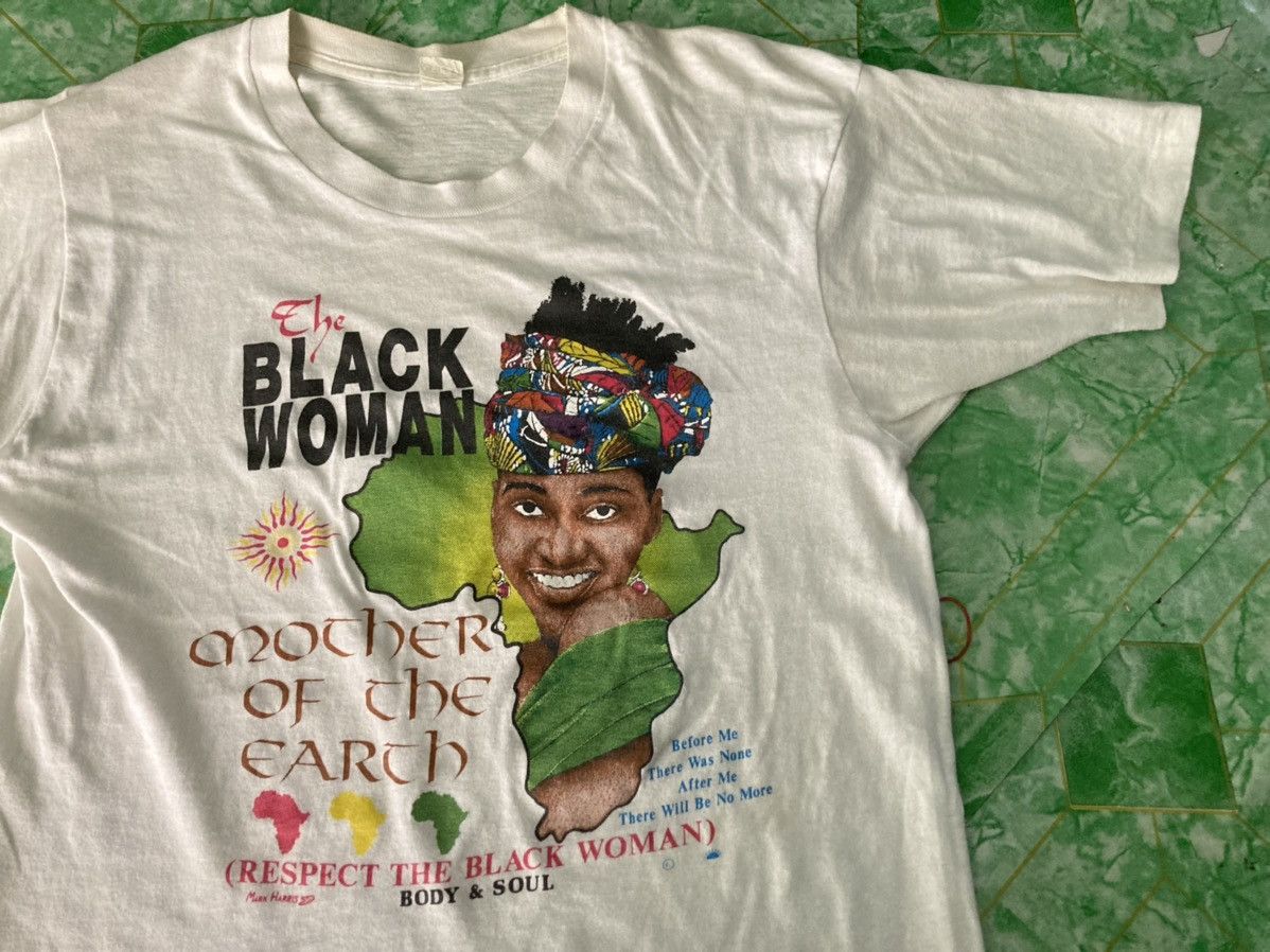 Vintage Vintage T-shirt Black Woman 80s Size US L / EU 52-54 / 3 - 2 Thumbnail