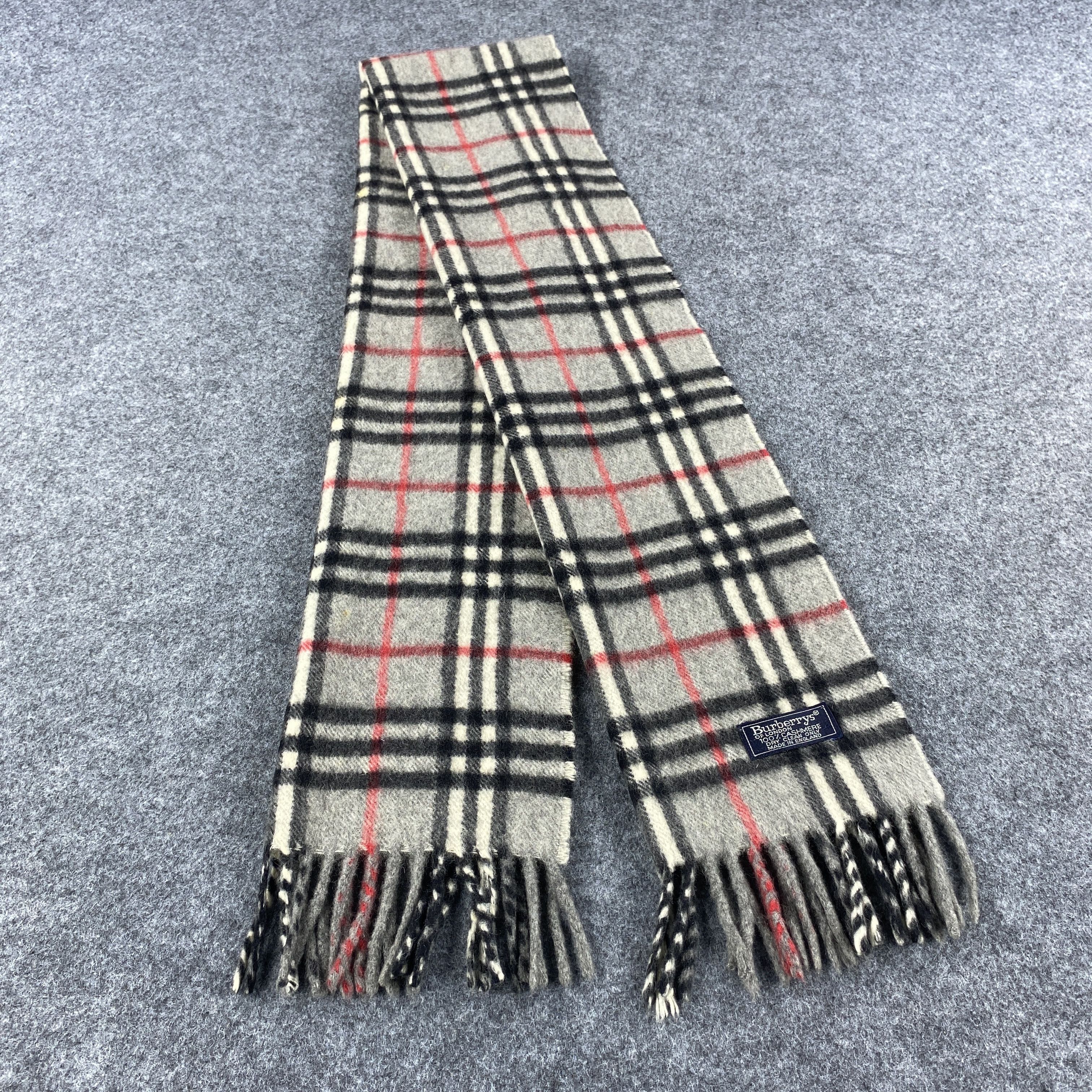 Burberry × Vintage GF10545 Burberry Scarf Neck Wear Muffler Nova Check Size ONE SIZE - 1 Thumbnail