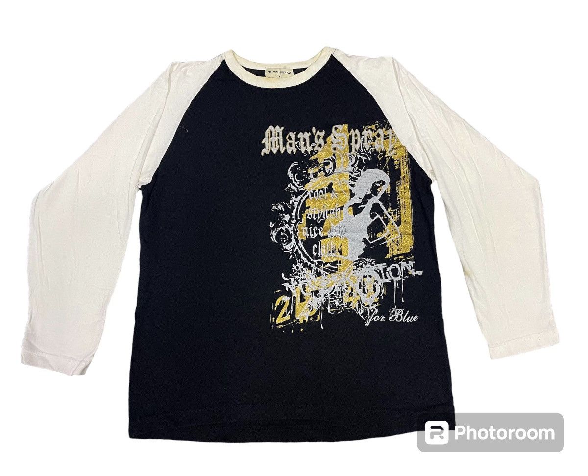 Japanese Brand 2000s HYSTERIC GLAMOUR INSPIRED 3QUATER SHIRT Size US M / EU 48-50 / 2 - 2 Thumbnail