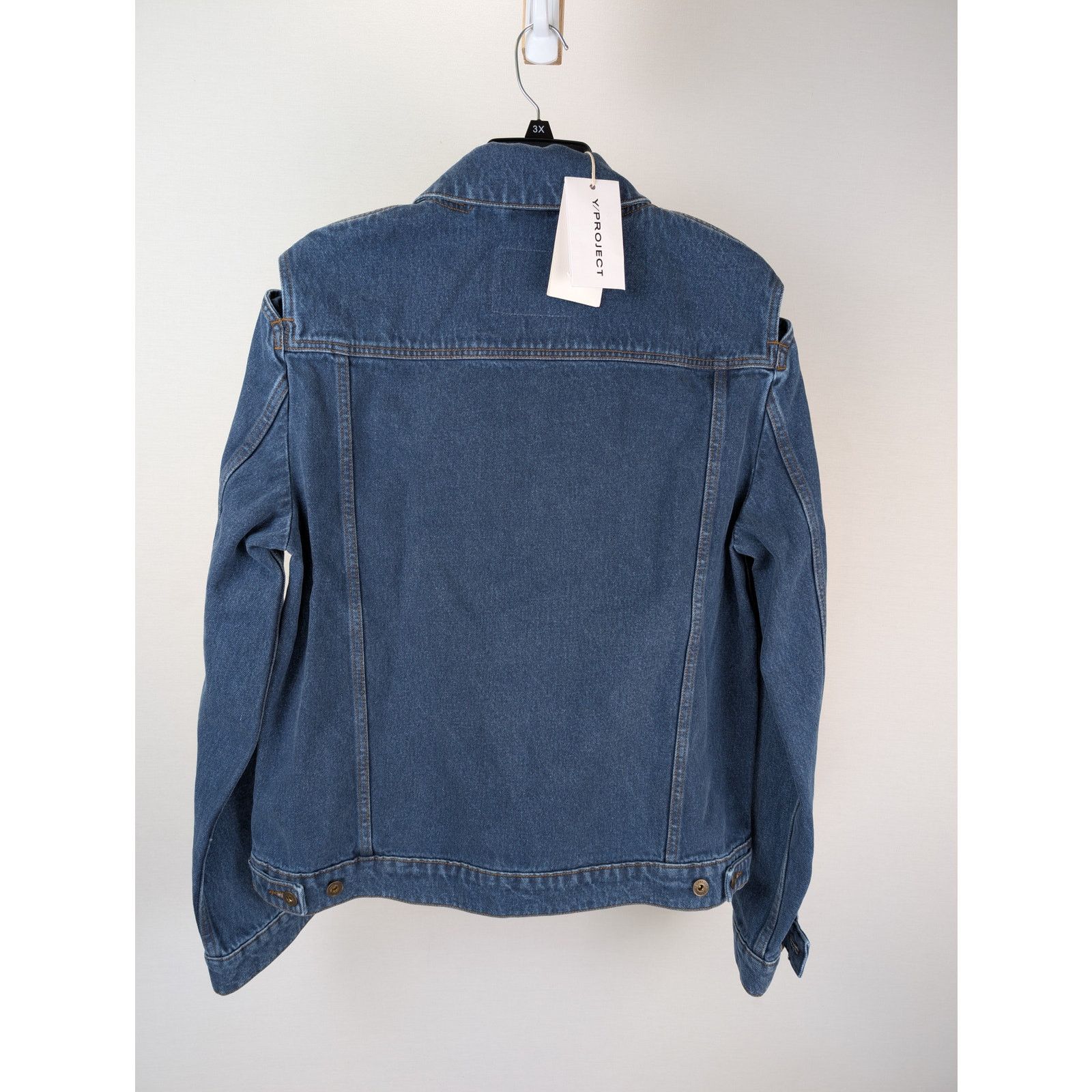 Y/Project o1rshd1 Classic Peep Denim Jacket in Navy Size US L / EU 52-54 / 3 - 11 Thumbnail