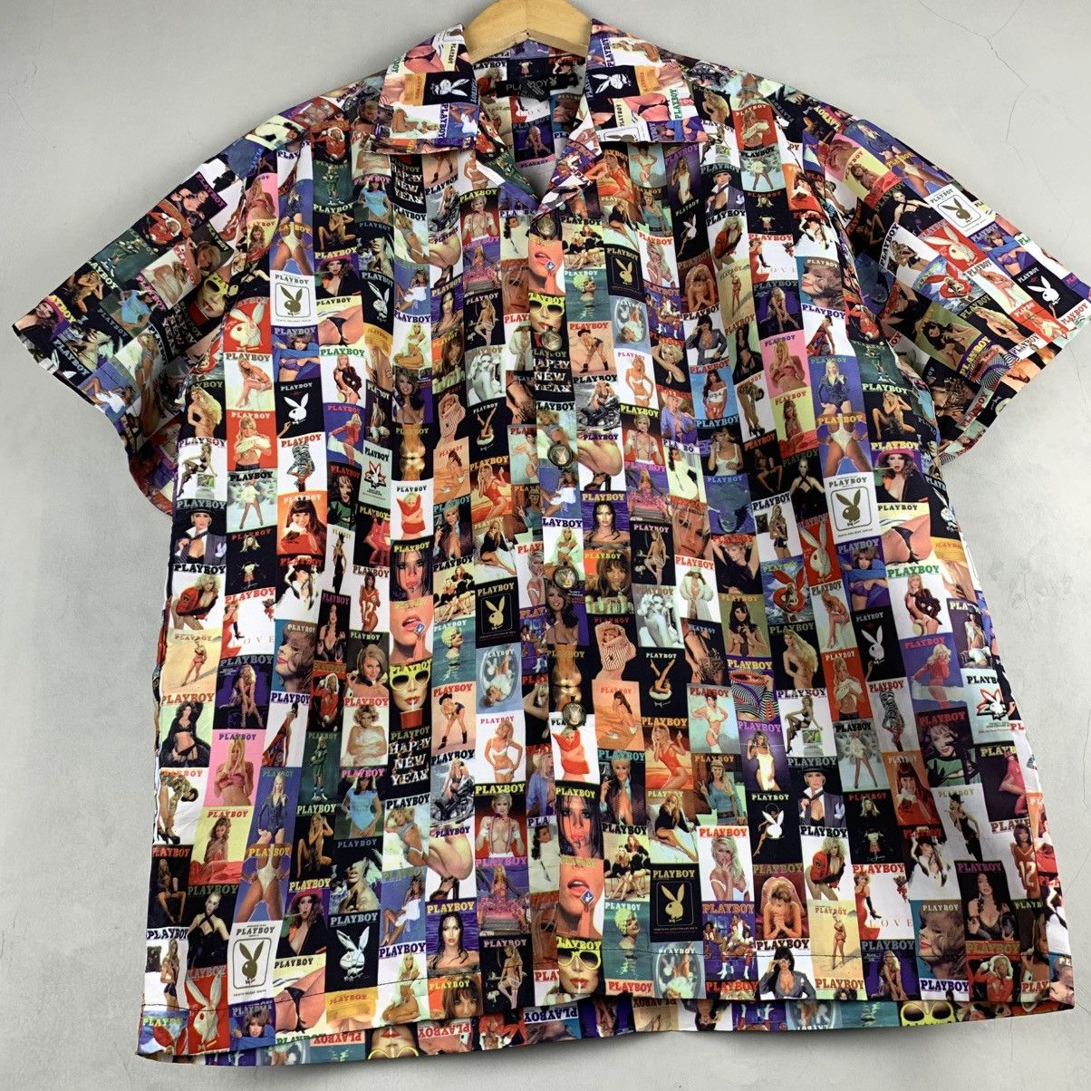 Playboy Playboy Cover Magazine Shirt Overprint Vintage Size US M / EU 48-50 / 2 - 3 Thumbnail