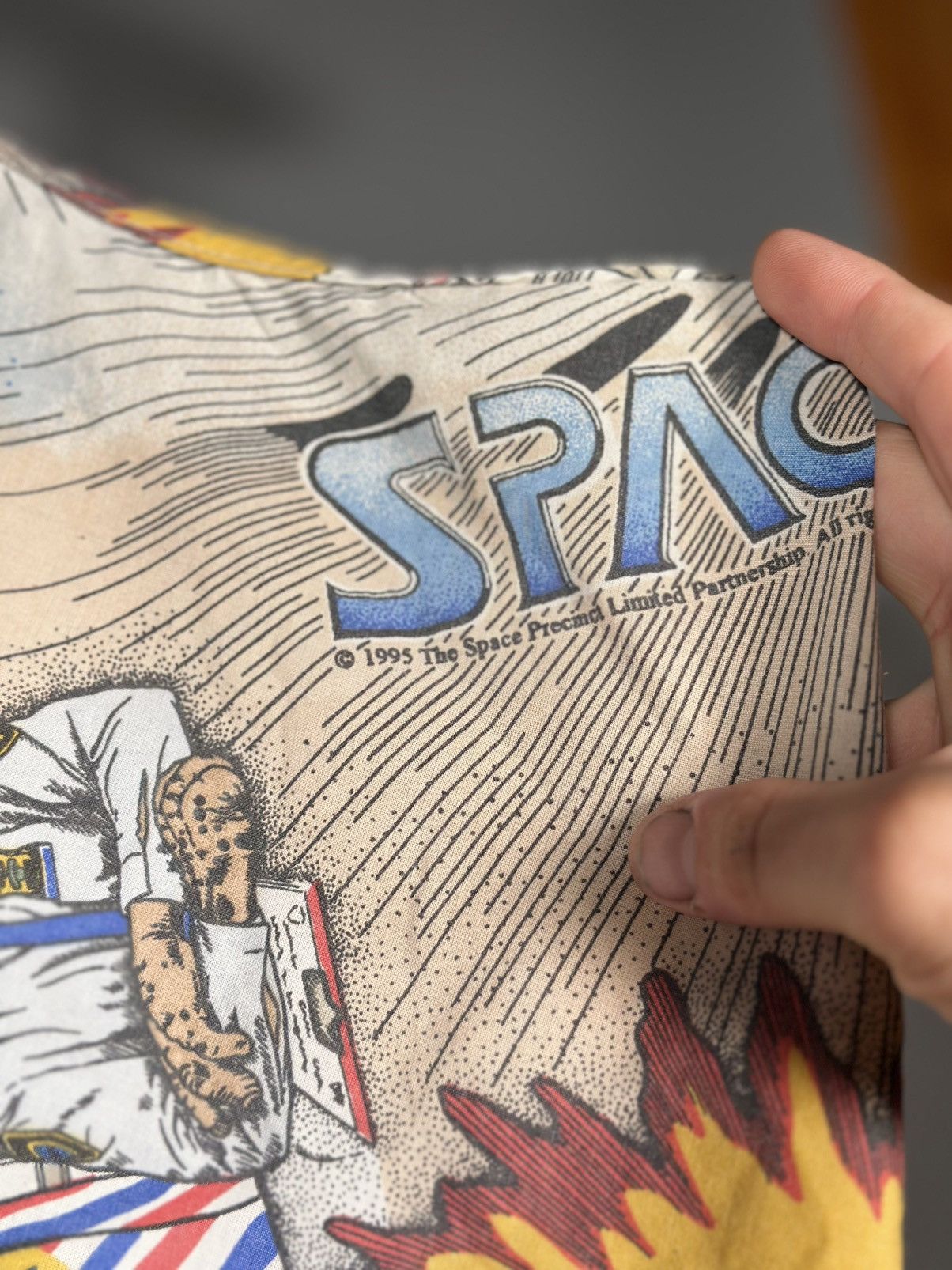 Vintage 1995 space precincts limited vintage jersey 🔥 Size US XL / EU 56 / 4 - 9 Thumbnail