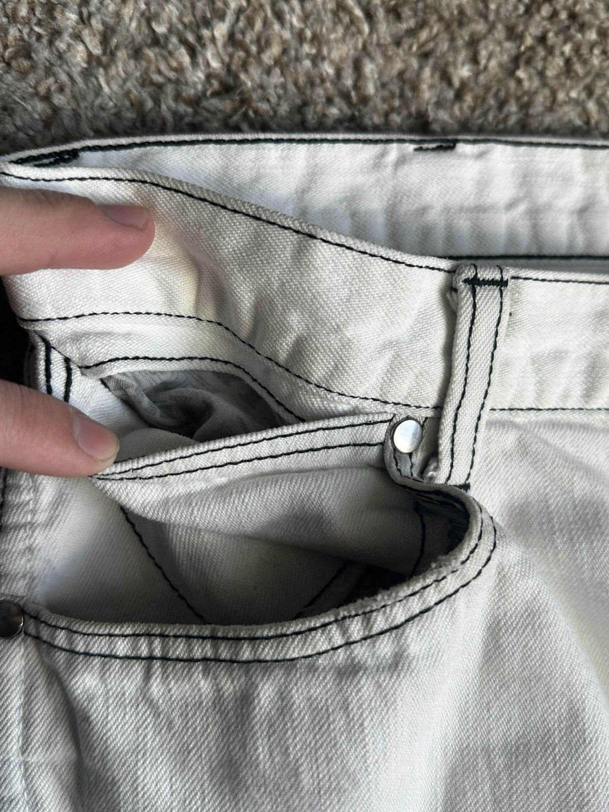 Number (N)ine Number (N)ine S/S02 “Modern Age” Denim Size US 32 / EU 48 - 5 Thumbnail