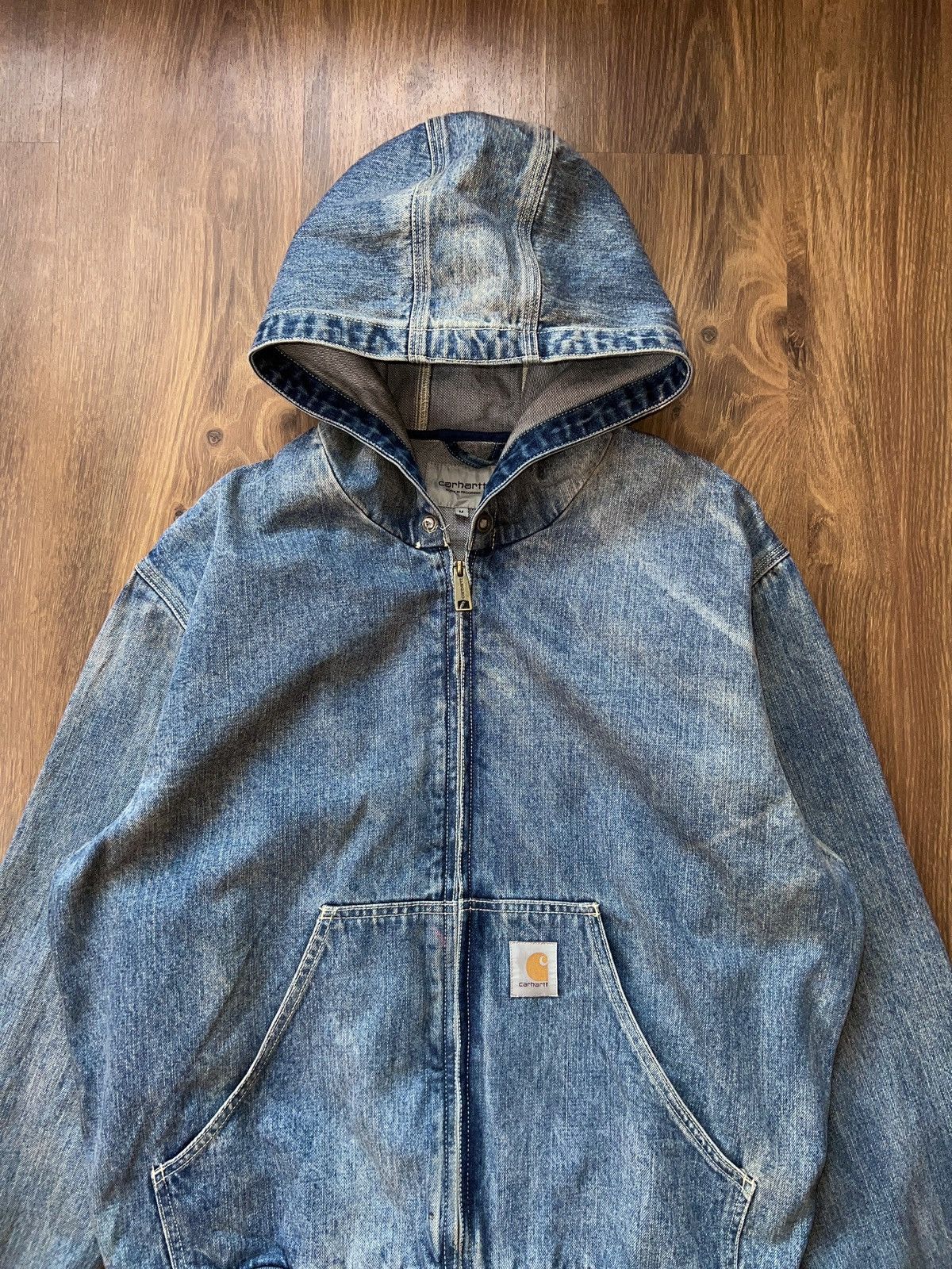 Carhartt Rare Carhartt OG Active Jacket (Denim) Size US XL / EU 56 / 4 - 6 Thumbnail