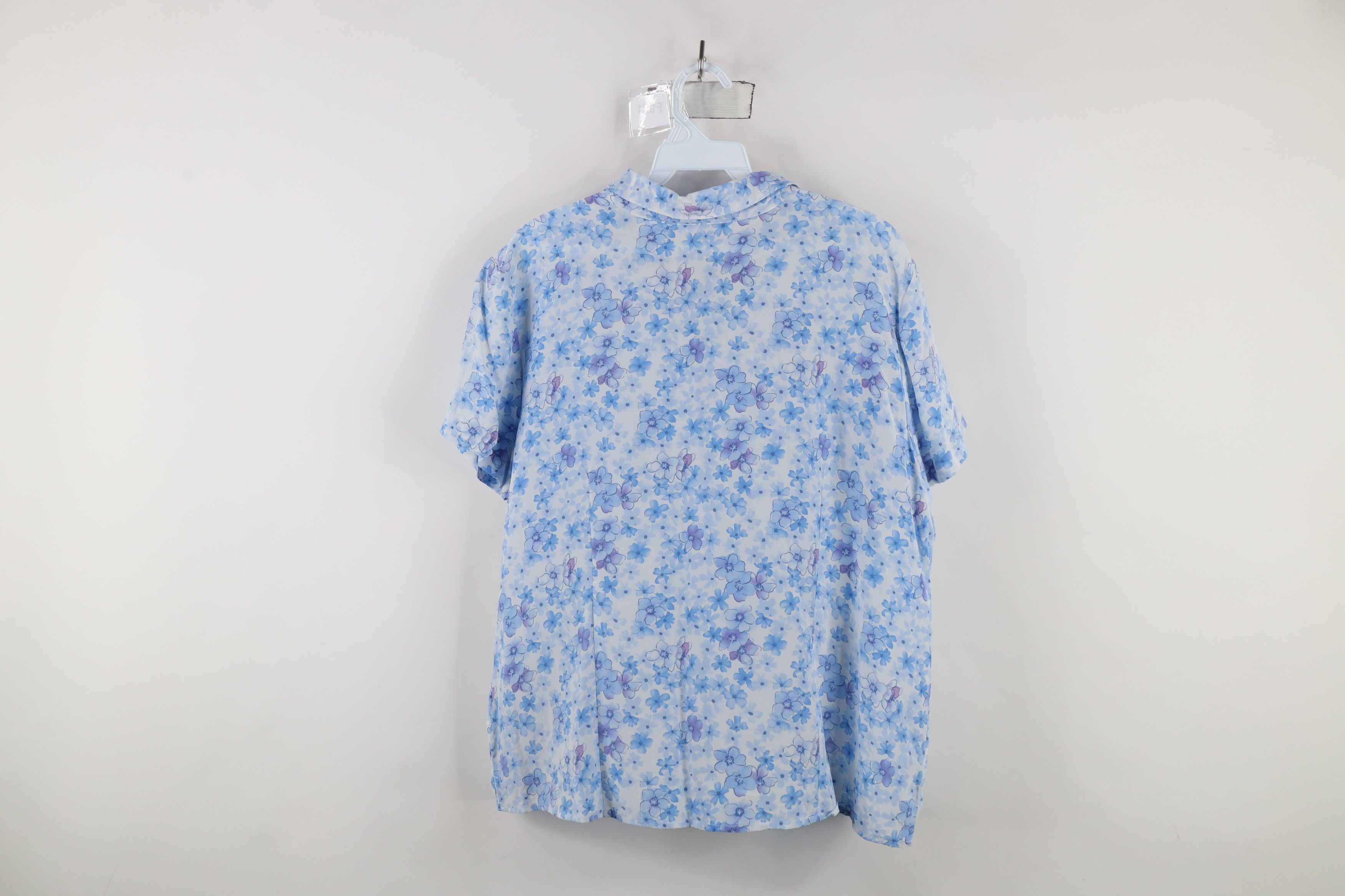 Vintage Vintage 90s Streetwear Collar Short Sleeve Button Shirt Size XL / US 12-14 / IT 48-50 - 8 Thumbnail