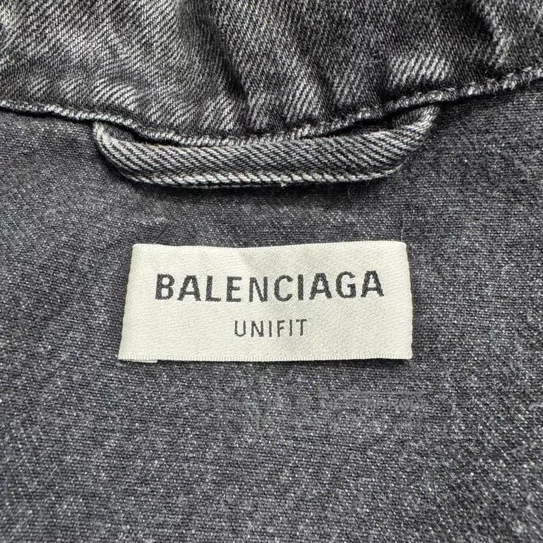 Balenciaga Balenciaga Cut-out Double Layer Denim Jacket Size US M / EU 48-50 / 2 - 2 Thumbnail