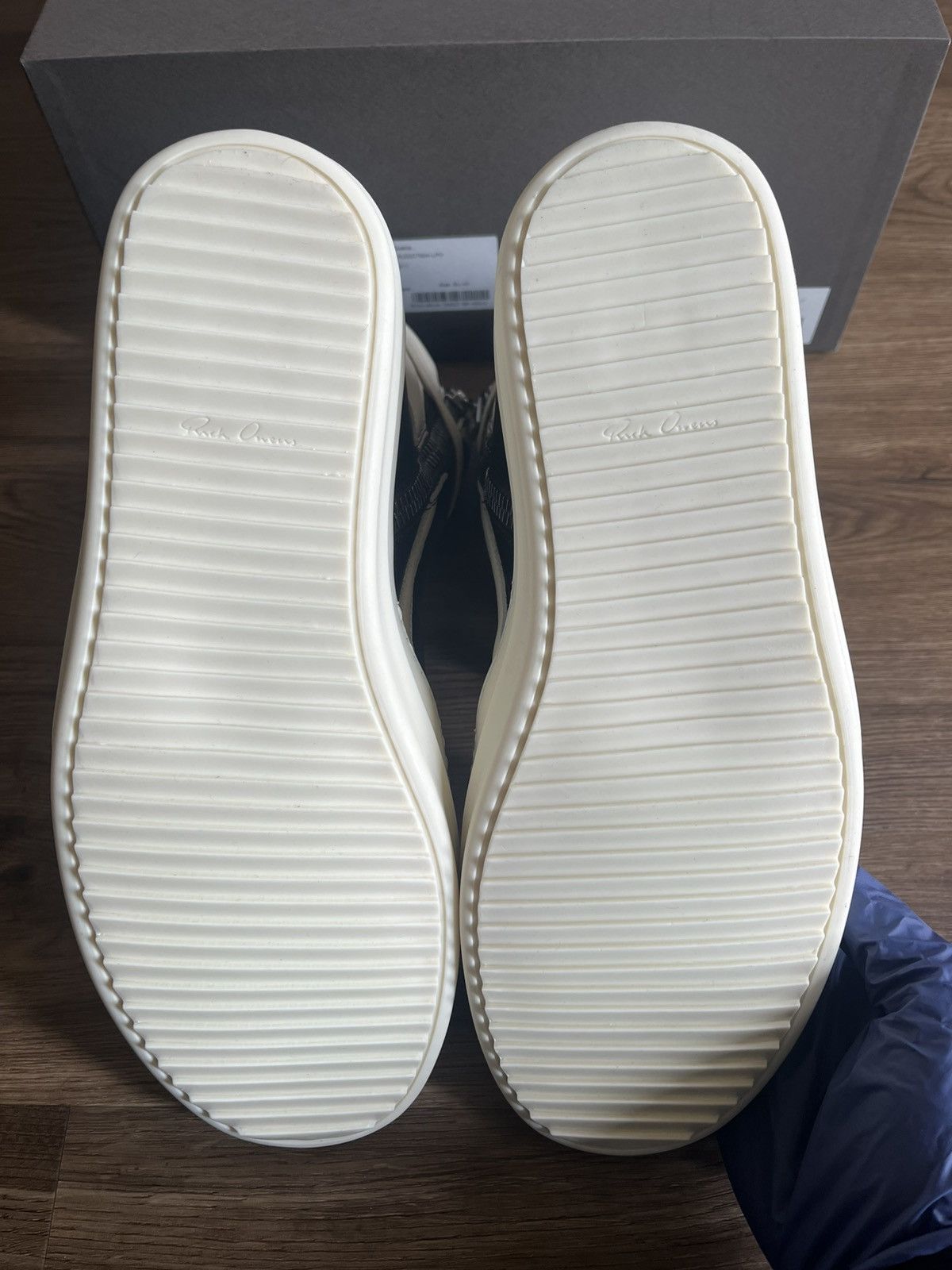 Rick Owens Og Mainline Geobasket Black Milk Size 43, Men's (Size 10) — image 5 of 6