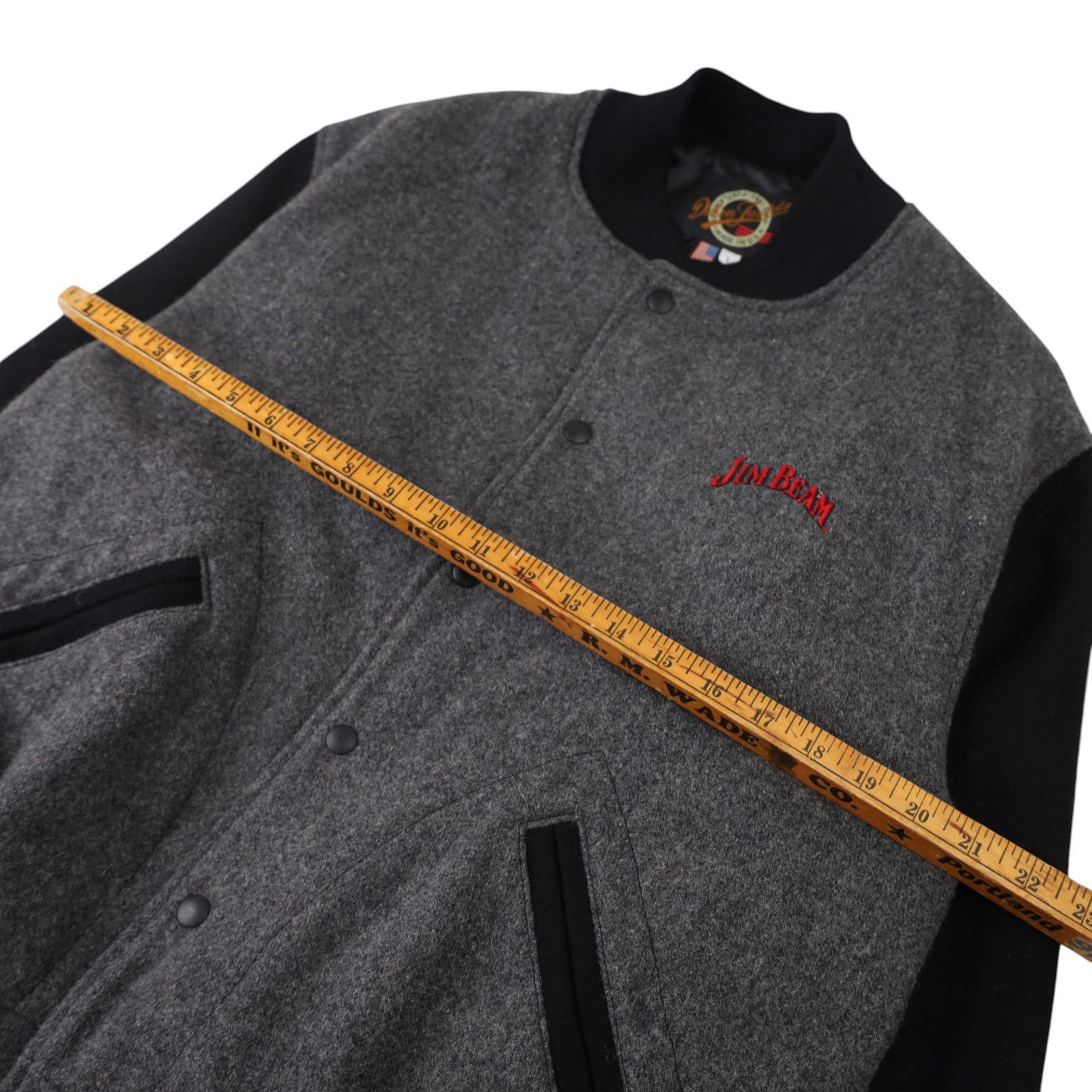 Vintage Dehen 1920 Jim Beam Wool Varsity Jacket