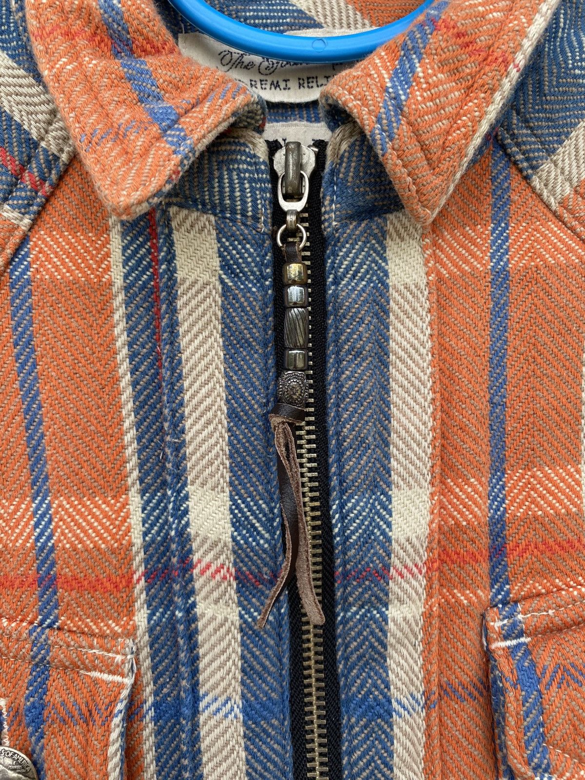 Remi Relief REMI RELIEF FLANNEL PLAID WESTERN JACKET STYLE Size S / US 4 / IT 40 - 6 Thumbnail