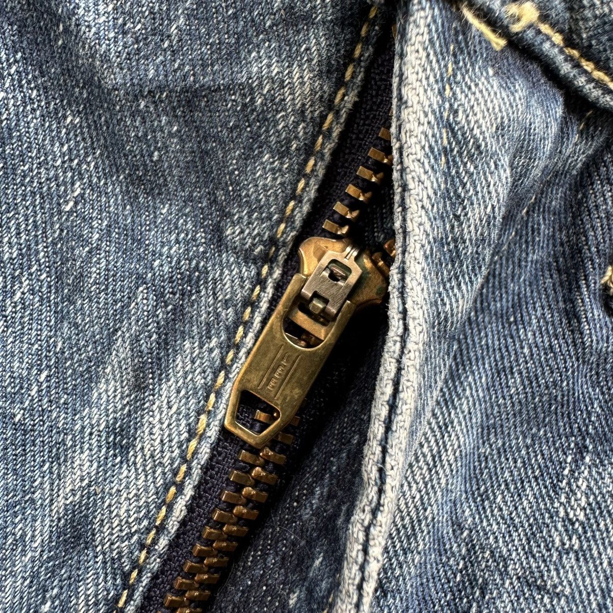 Japanese Brand Vintage LEE Rider FLARE Bootcut Distressed Denim Jean Pant Size US 29 - 5 Thumbnail