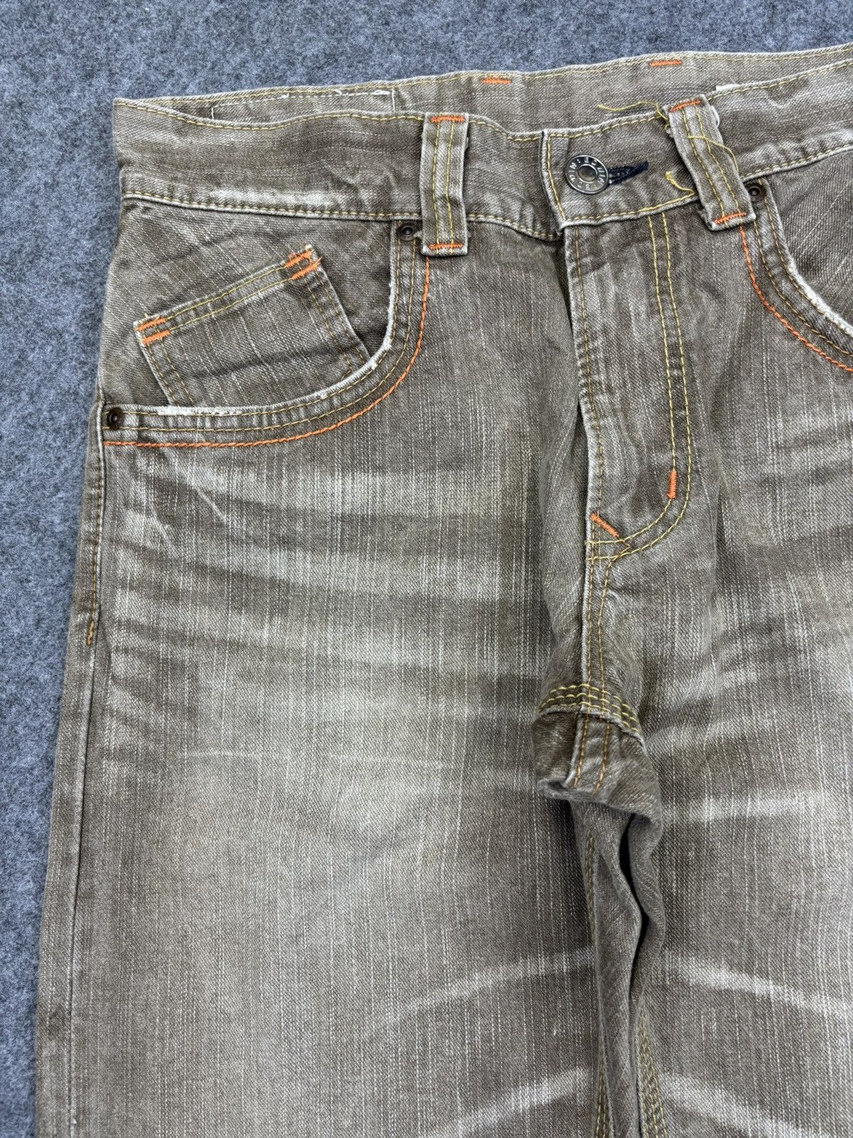 Edwin 90s Style💥Wide Edwin XVS Faded Brown Denim F762 Size US 32 / EU 48 - 5 Thumbnail