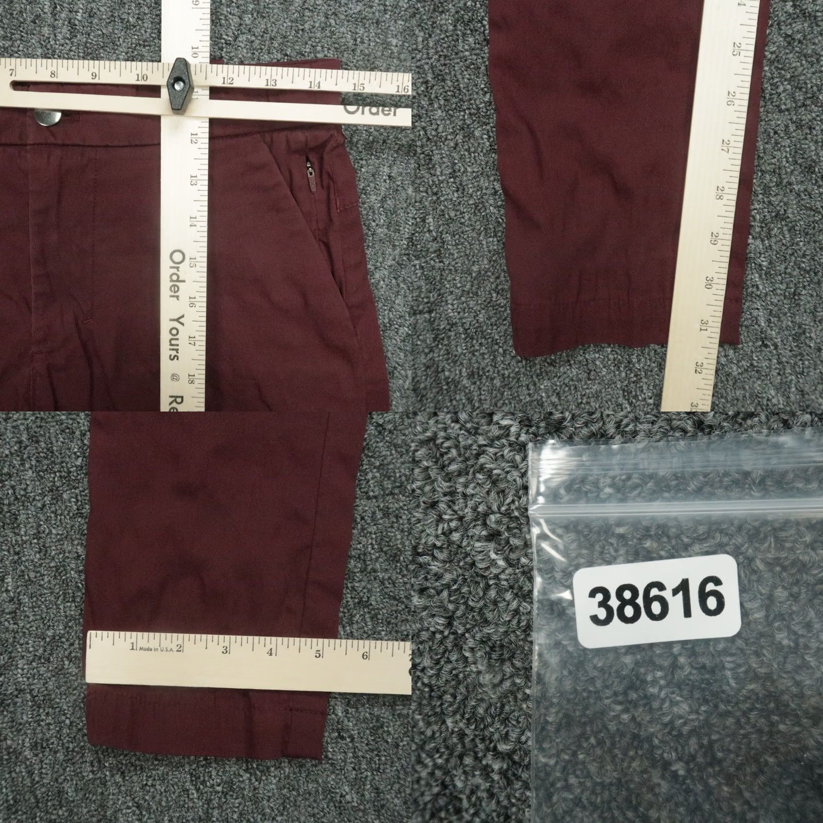Lululemon Lululemon Pants Mens 28x32 Red Commission Classic Swift Cotton 5 Pocket Trouser Pants Size US 28 / EU 44 - 8 Thumbnail