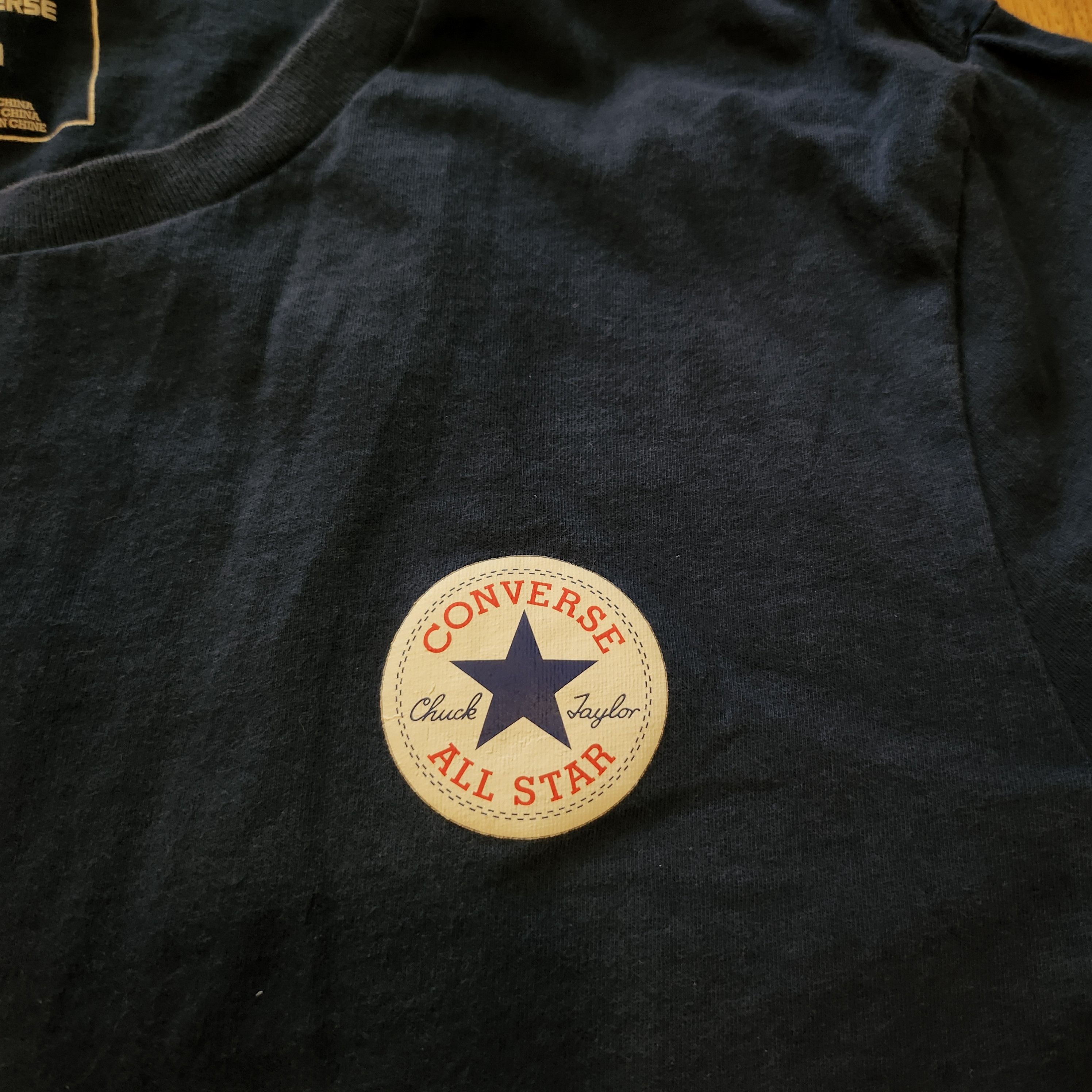 Converse Converse Navy Blue Logo Tee Size US M / EU 48-50 / 2 - 2 Thumbnail