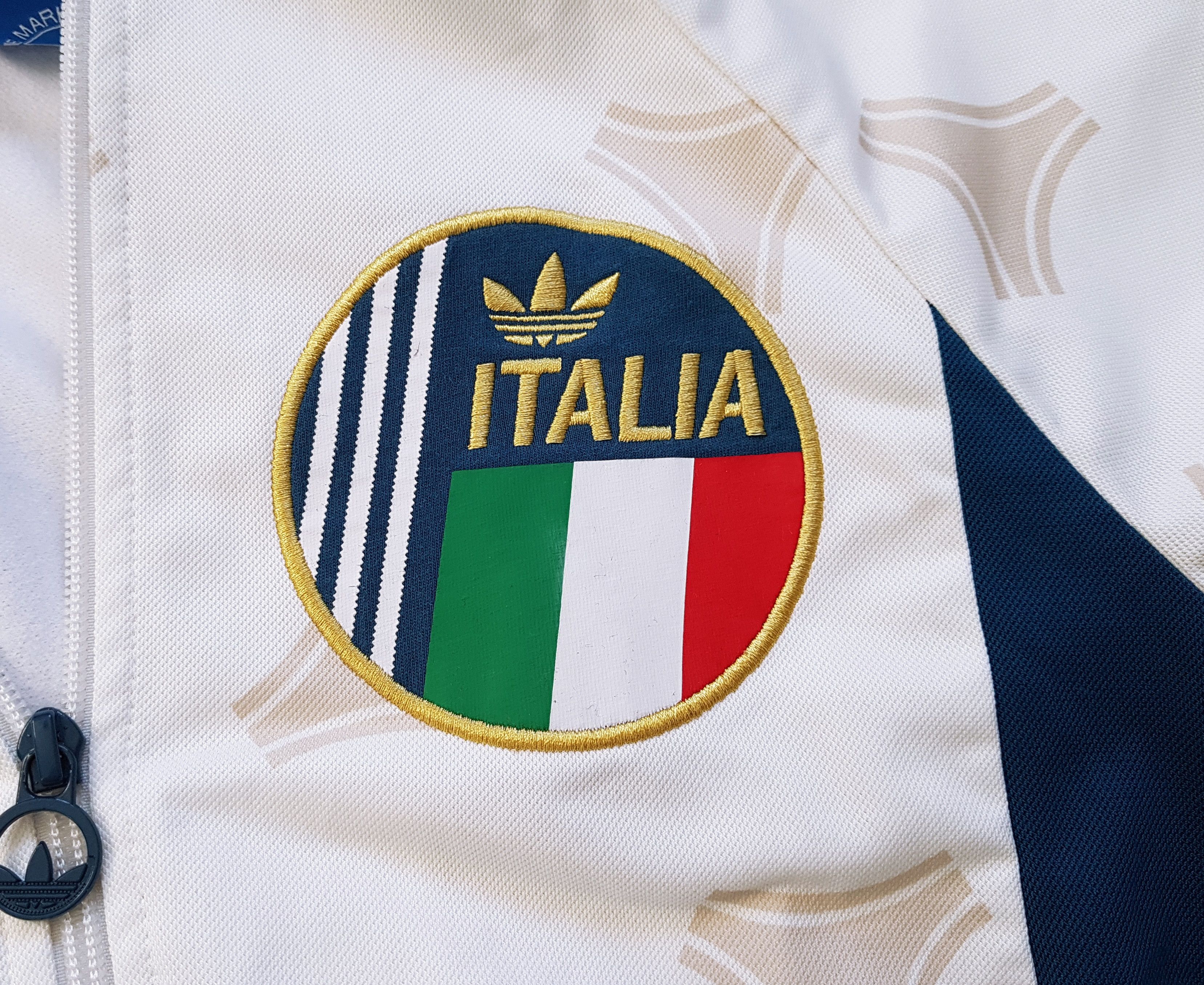 Adidas Adidas Originals Italy RARE Football Soccer Track Top Jacket Size US S / EU 44-46 / 1 - 7 Thumbnail