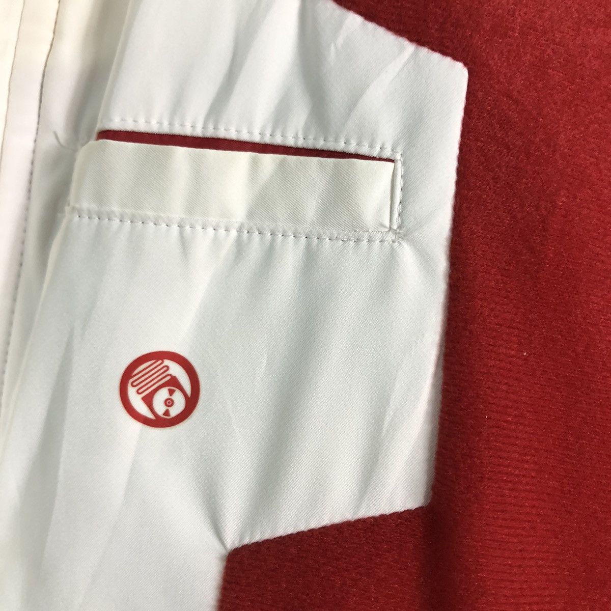 Descente 🔥Vintage Biker Jacket Olympic Japan Quilted Zipper Big Logo Size US L / EU 52-54 / 3 - 21 Thumbnail