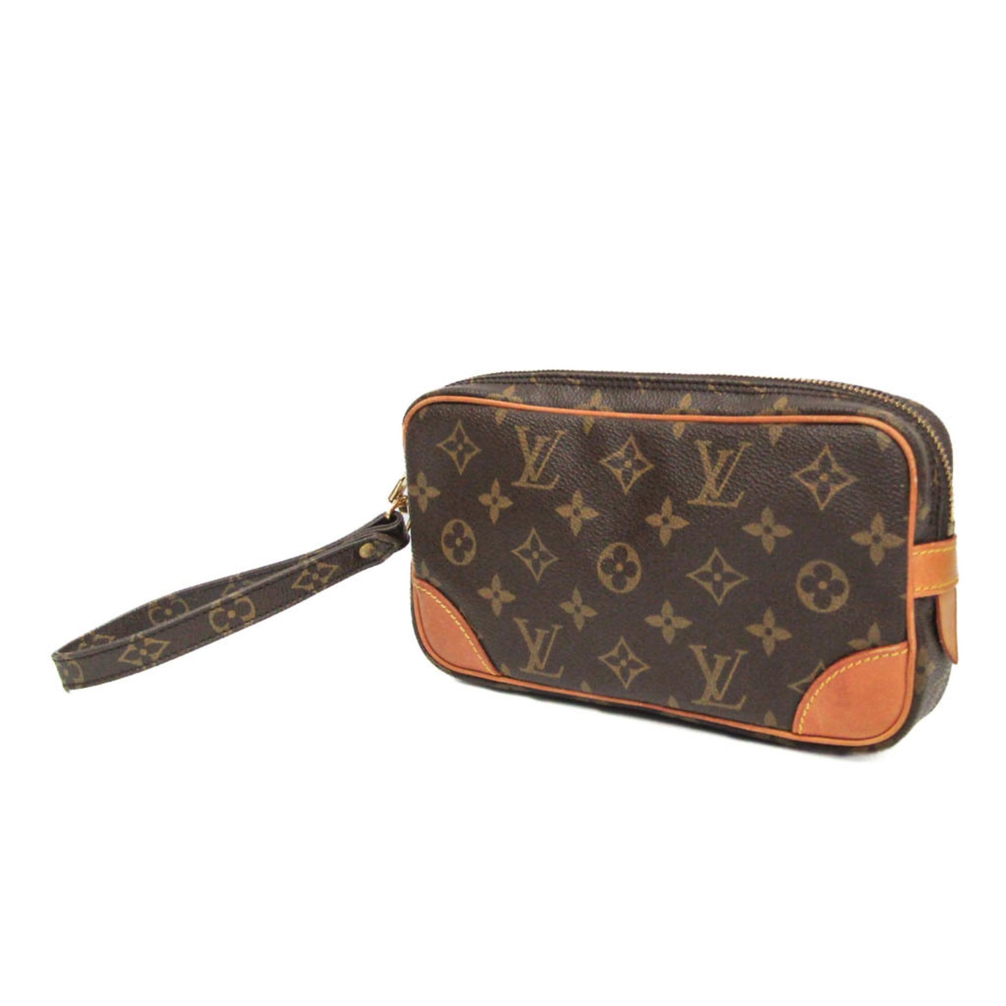 Louis Vuitton Louis Vuitton Monogram Marly Dragonne PM M51827 Women,Men Clutch Bag Brown Size ONE SIZE - 1 Thumbnail