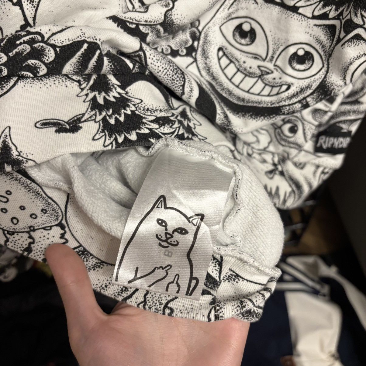 RIPNDIP Vintage Y2K All Over Print Ripndip Hoodie Punk ERD Grunge Size US L / EU 52-54 / 3 - 5 Thumbnail