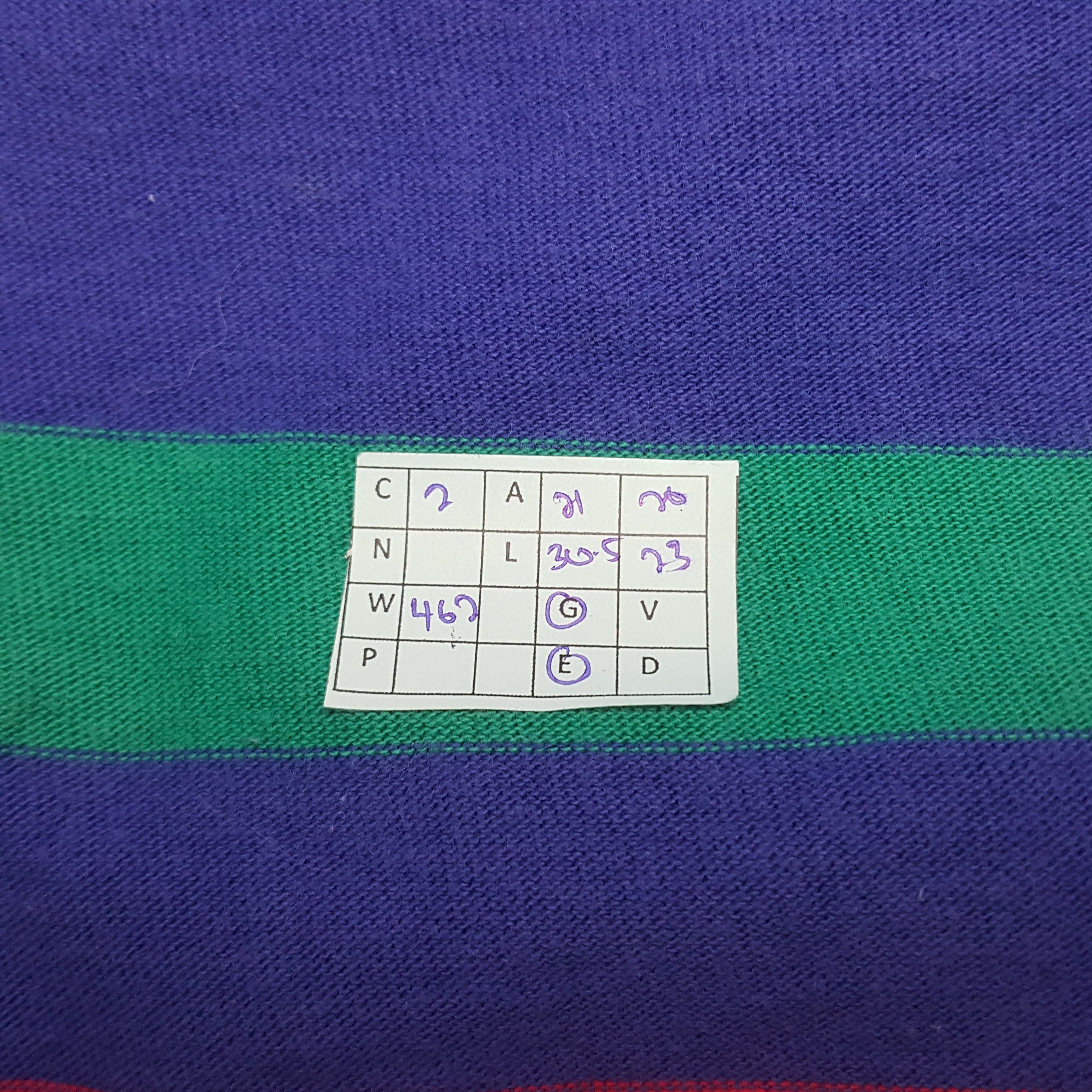 Lacoste Vintage Lacoste Rugby Striped Sport Polos Shirt Size US L / EU 52-54 / 3 - 7 Thumbnail