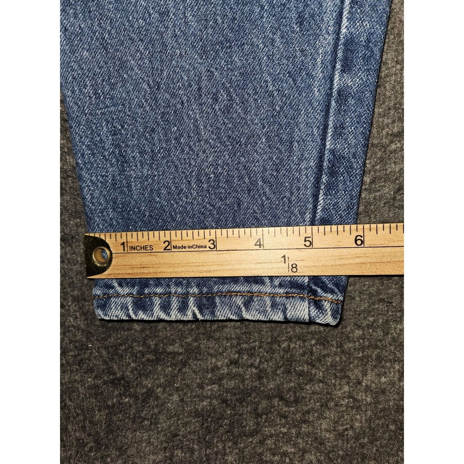 Vintage VINTAGE Chic Jeans Womens 8 Blue Medium Wash High Rise Mom Tapered Relaxed 90s Womens Jeans Size 30" / US 8 / IT 44 - 5 Thumbnail