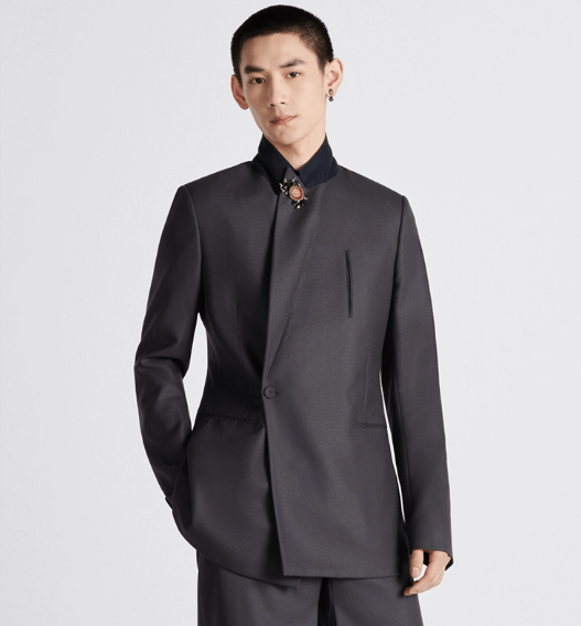 Dior o1w1db10525 343C26 Oblique Jacket in Gray Size US M / EU 48-50 / 2 - 4 Thumbnail