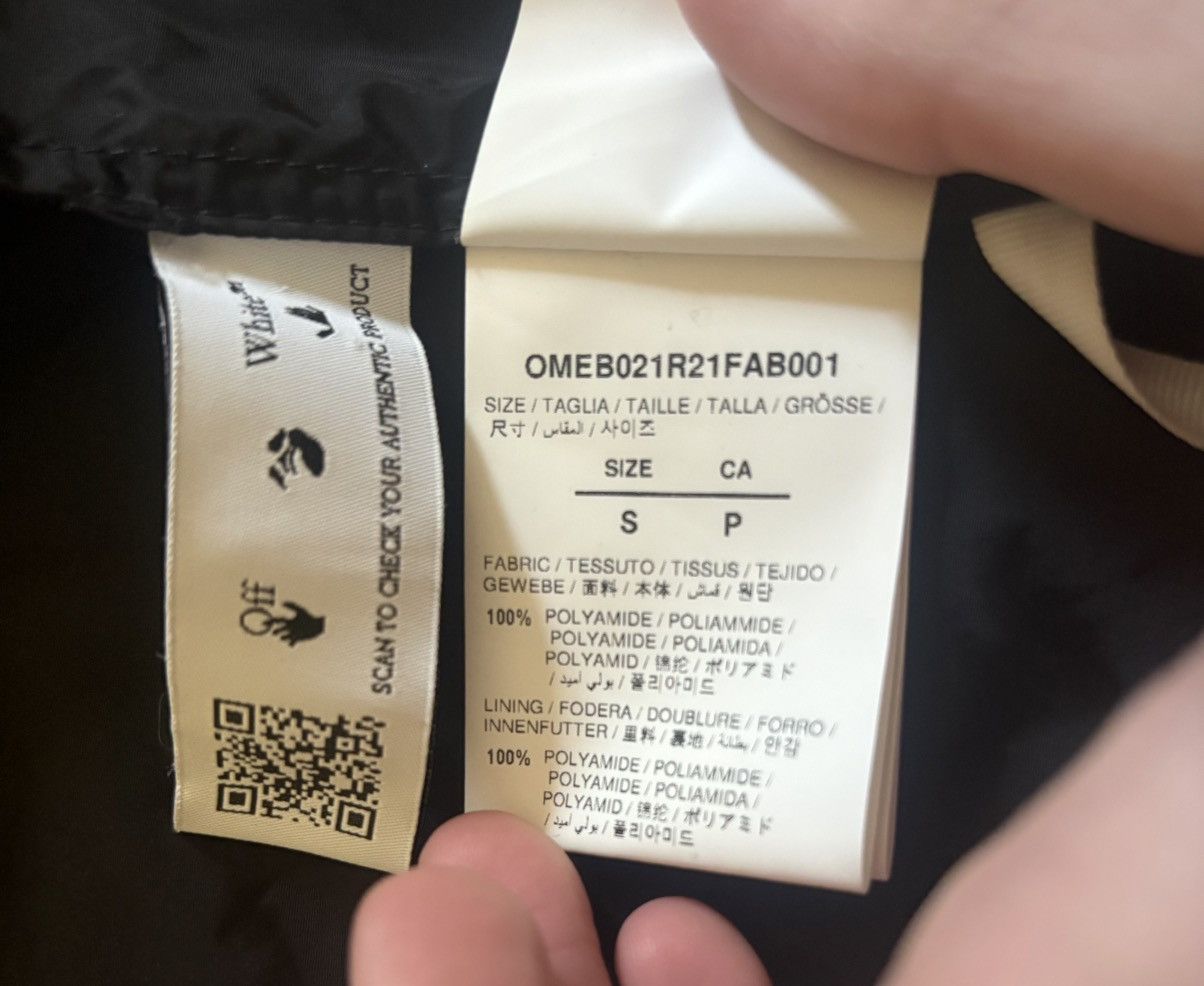 Off-White Off-White 2021 Diagonal Zip Windbreaker Size US S / EU 44-46 / 1 - 11 Thumbnail