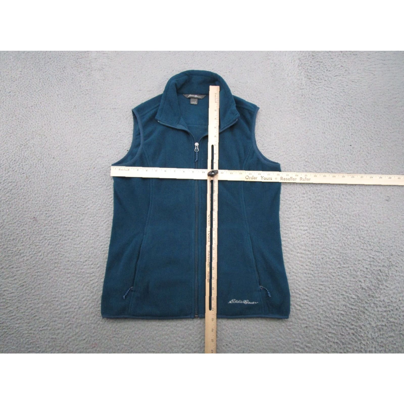 Eddie Bauer Eddie Bauer Women's Vest Full Zip Fleece Blue Size S Outdoors Hiking Skiing Jacket (Mid-Length) Womens Size S / US 4 / IT 40 - 4 Thumbnail