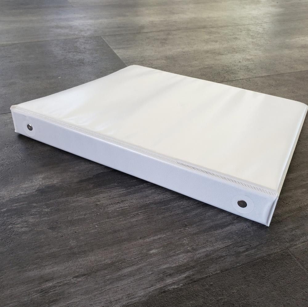 Designer White Just Basics 1 Inch Binder Size ONE SIZE - 1 Thumbnail