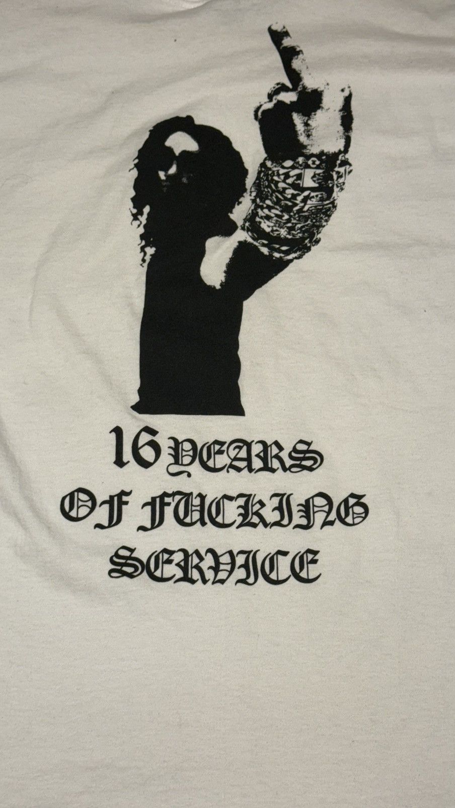 Chrome Hearts Chrome Hearts 16 Years Of Fucking Service Ultra Rare Size L Size US L / EU 52-54 / 3 - 3 Thumbnail