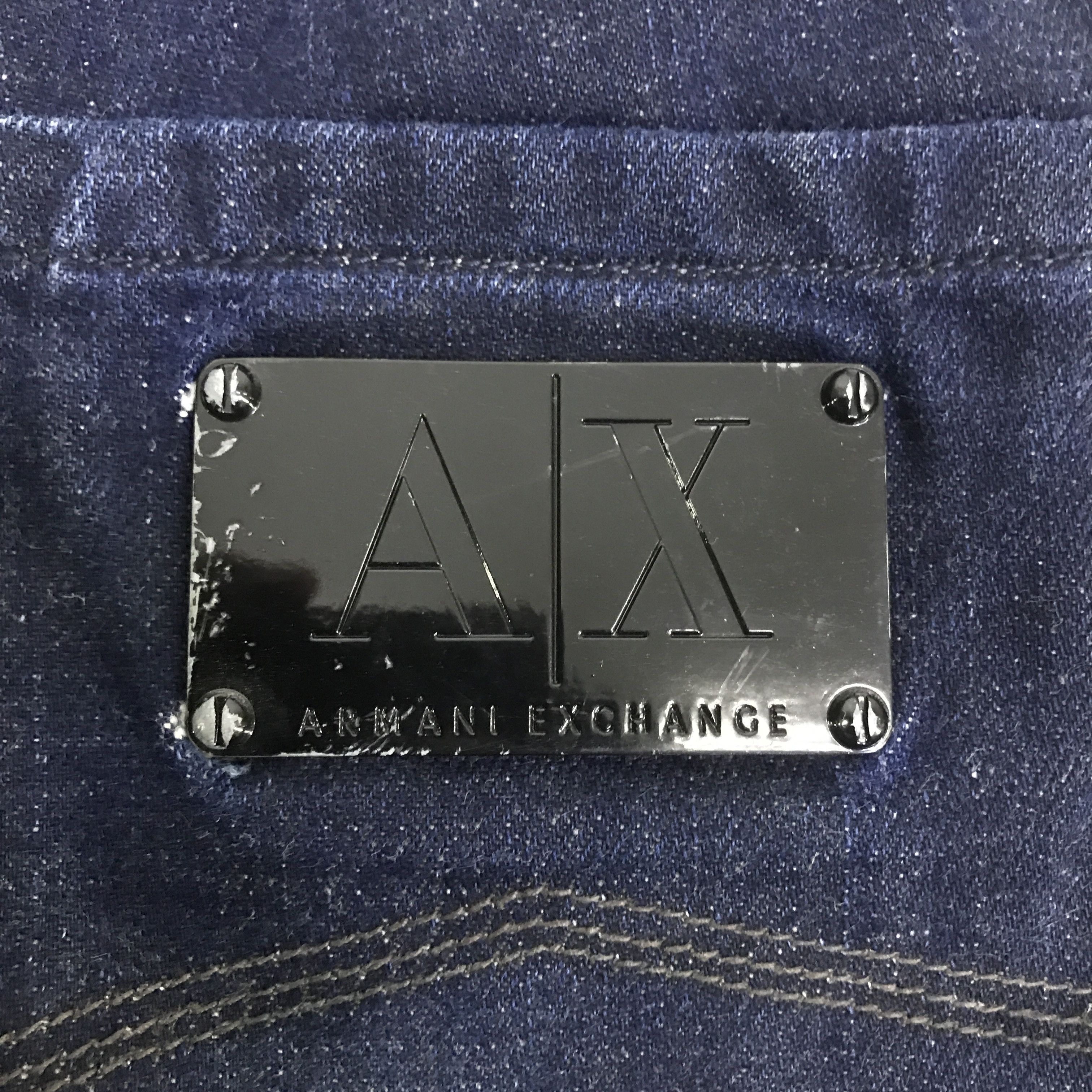 Armani Exchange Vintage Armani Exchange Blue Denim Jeans pants K130B1 Size US 32 / EU 48 - 15 Thumbnail
