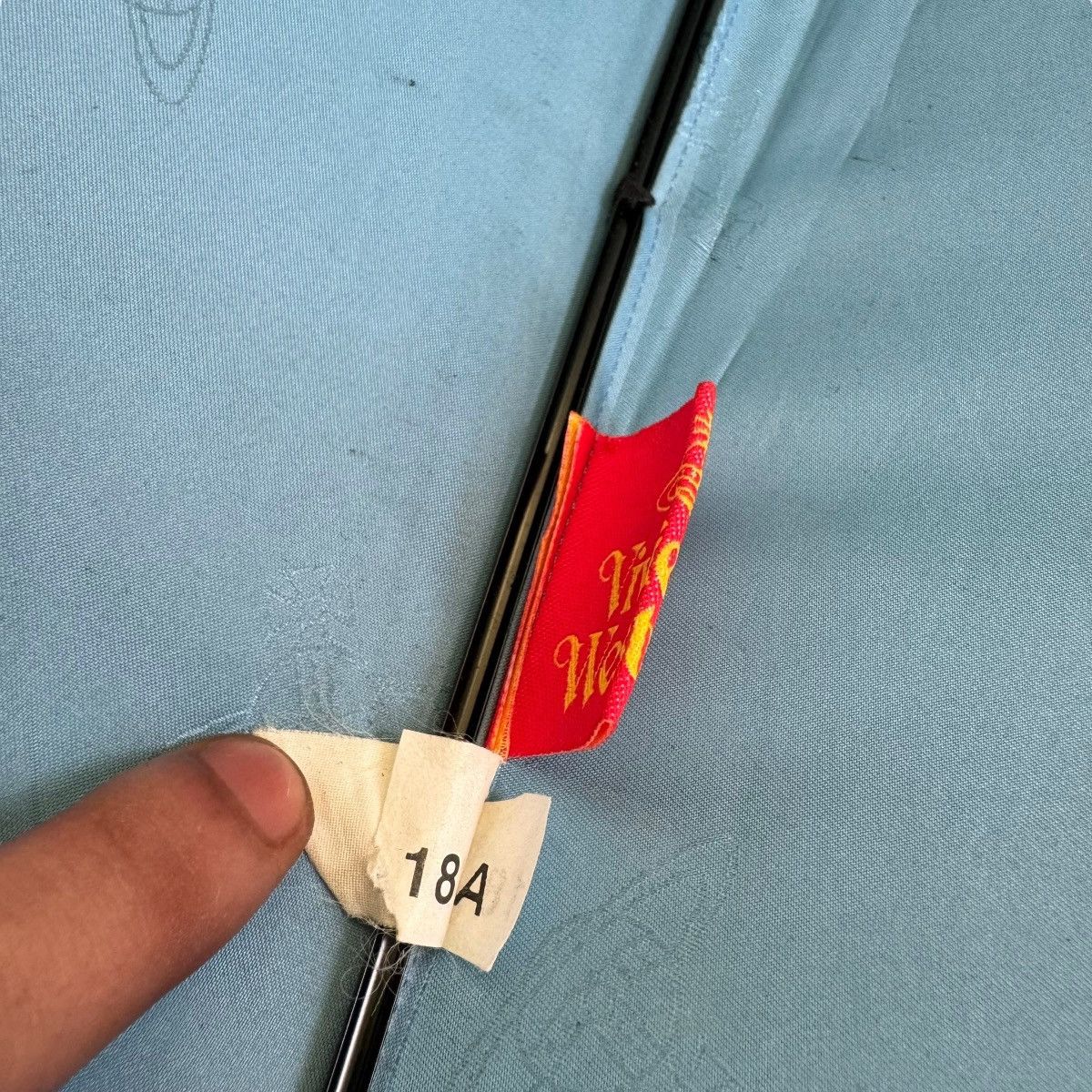 Vivienne Westwood Vivienne Westwood Silk Blue Monogram Umbrella Size ONE SIZE - 14 Thumbnail