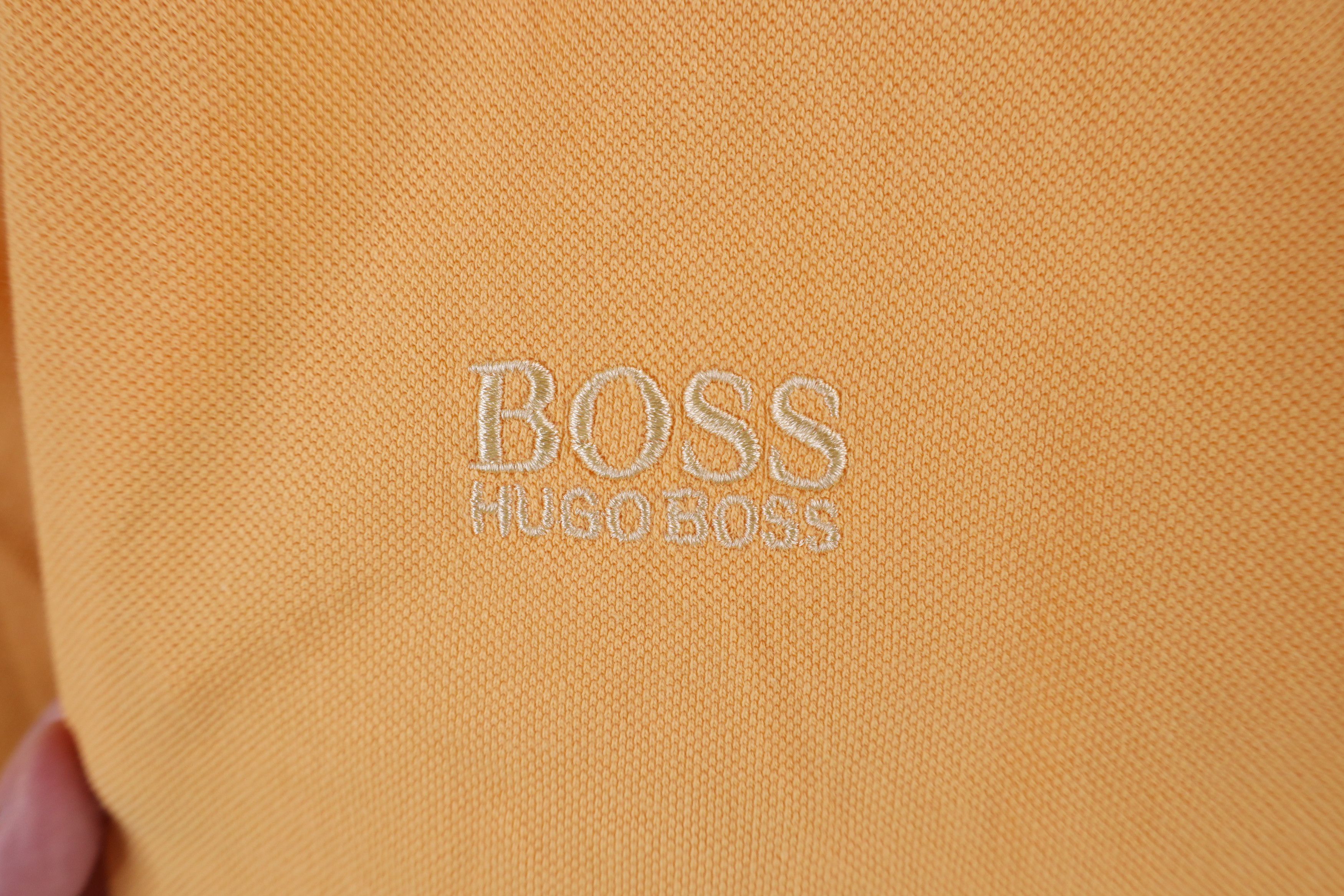 Hugo Boss × Vintage Hugo Boss Spell Out Short Sleeve Collared Golf Polo Shirt Size US XXL / EU 58 / 5 - 4 Thumbnail