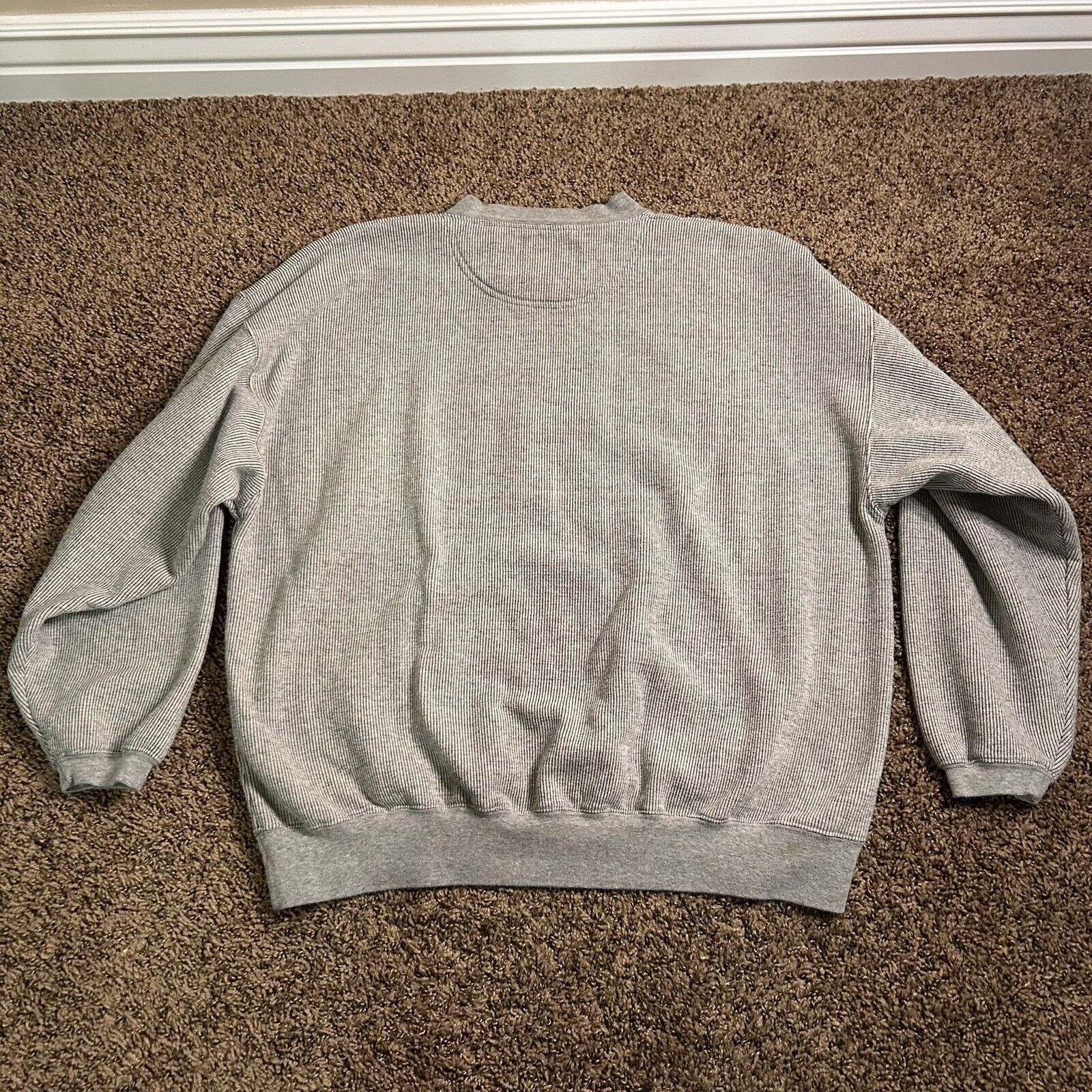 Other Vintage Team One Grey Denver Broncos Crew Sweater Size US XL / EU 56 / 4 - 11 Thumbnail