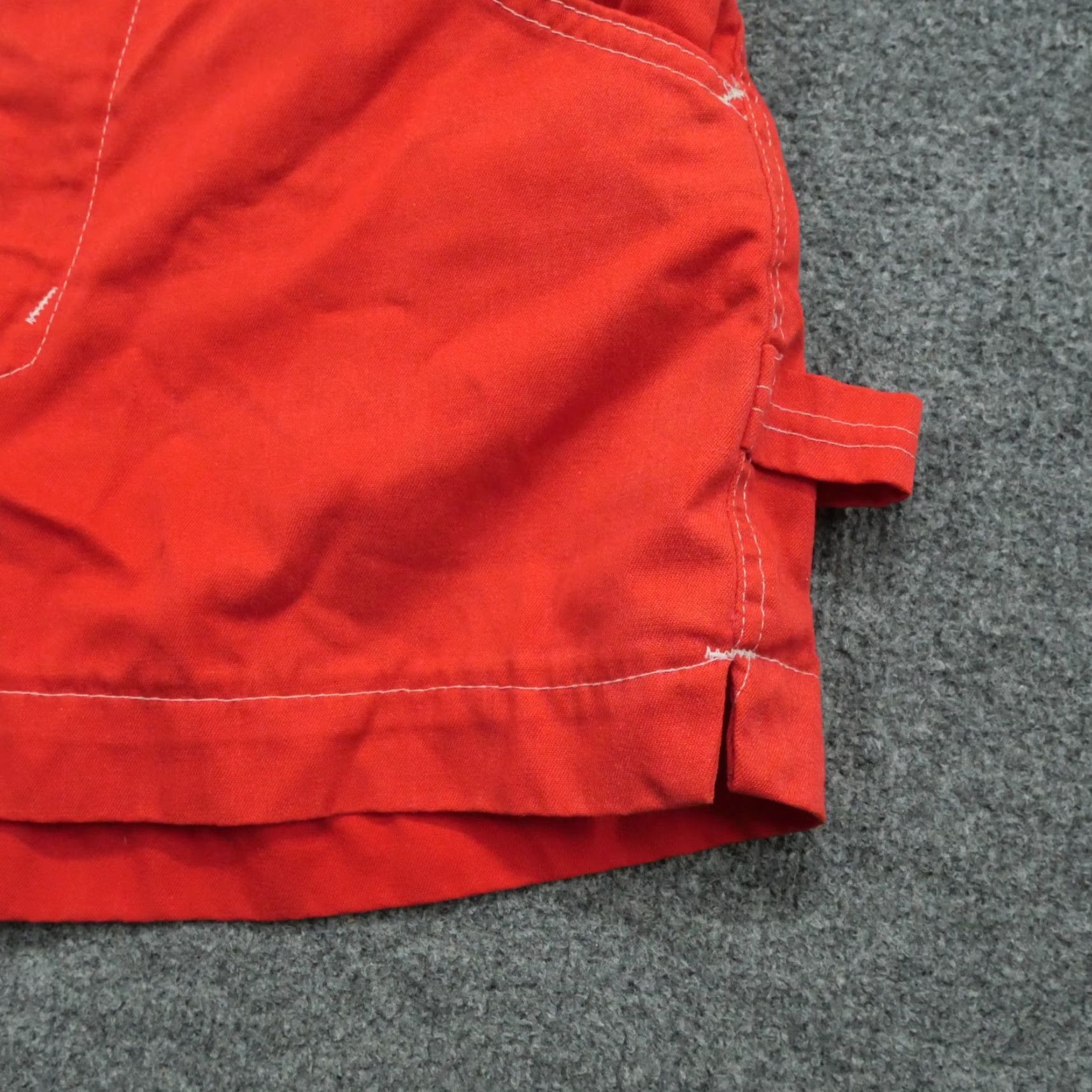 Vintage VINTAGE Dee Cee Shorts Womens 30 Orange Red Work Wear Talon 80s Size 28" / US 6 / IT 42 - 3 Thumbnail