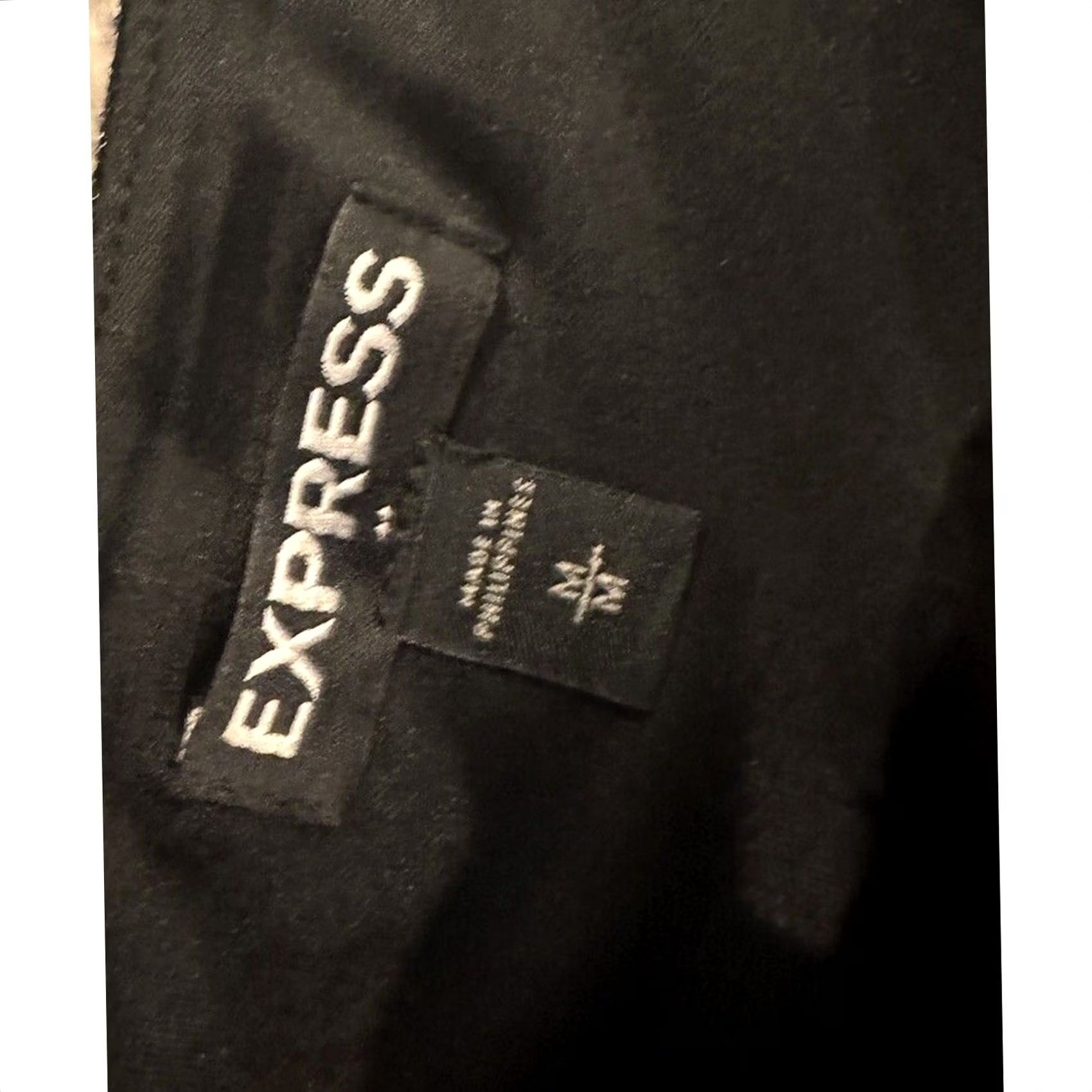 Express Express Black Silver Metallic Sparkle V-Neck Dress Size M Womens Size M / US 6-8 / IT 42-44 - 3 Thumbnail
