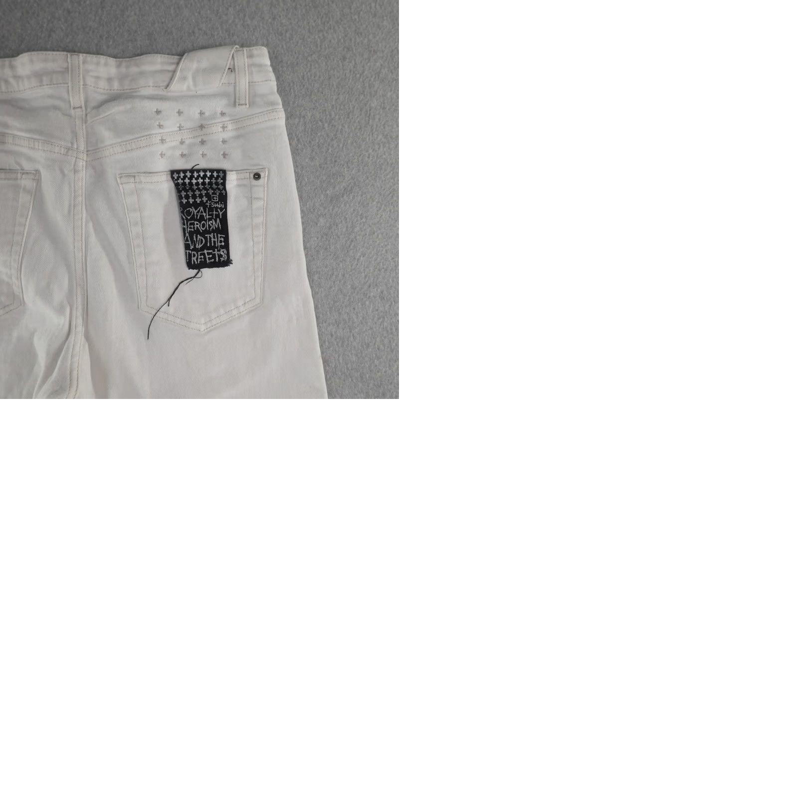 Ksubi ksubi Jeans Mens 33X31 White Skinny Slim Fit Denim Shirt? Size US 33 - 11 Thumbnail