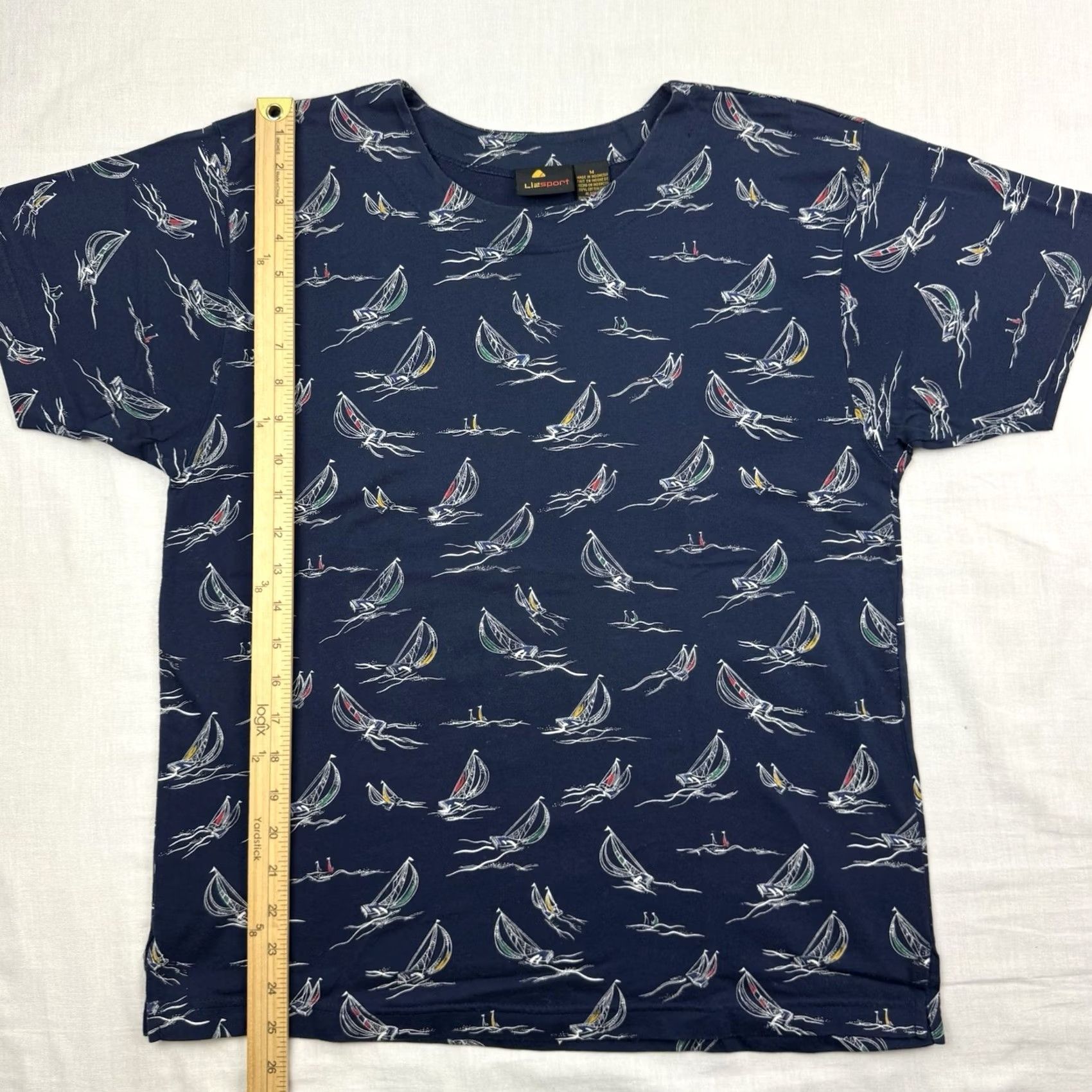 Vintage Vintage Liz Sport Sailboat Shirt Womens Medium Hipster Boho Beach Y2K 90s USA Size M / US 6-8 / IT 42-44 - 4 Thumbnail