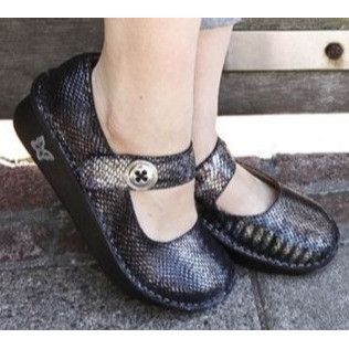 Other Alegria 36 Metallic Snakeskin PALOMA 717 Leather Clog Mary J Size US 6.5 / IT 36.5 - 1 Thumbnail