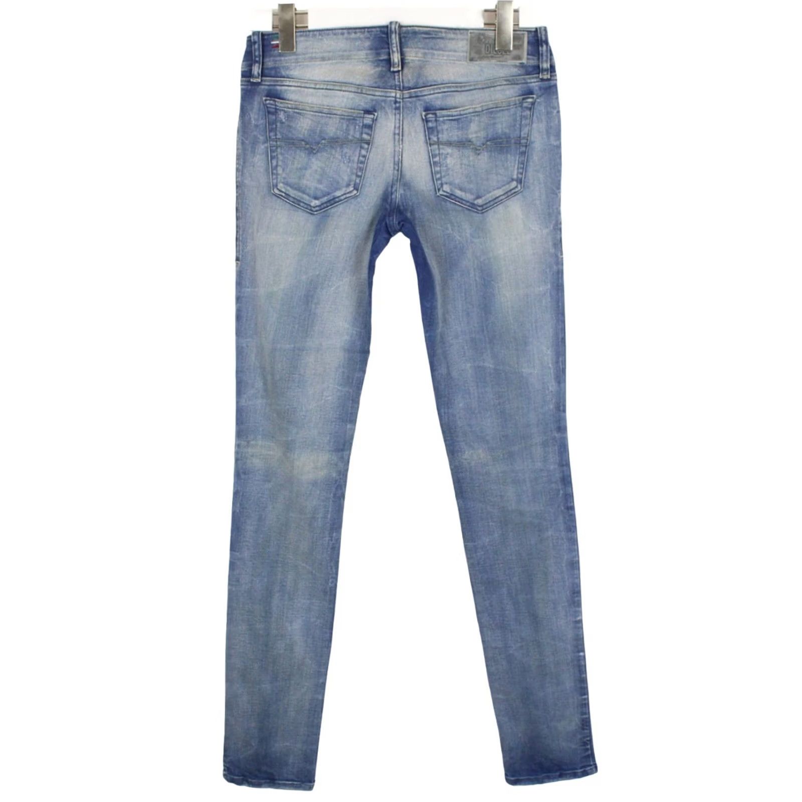 Diesel DIESEL Grupee Super Slim-Skinny Low Waist 0808G Stretch Jeans Women's W28/L34 Jeans Size 28" / US 6 / IT 42 - 2 Thumbnail