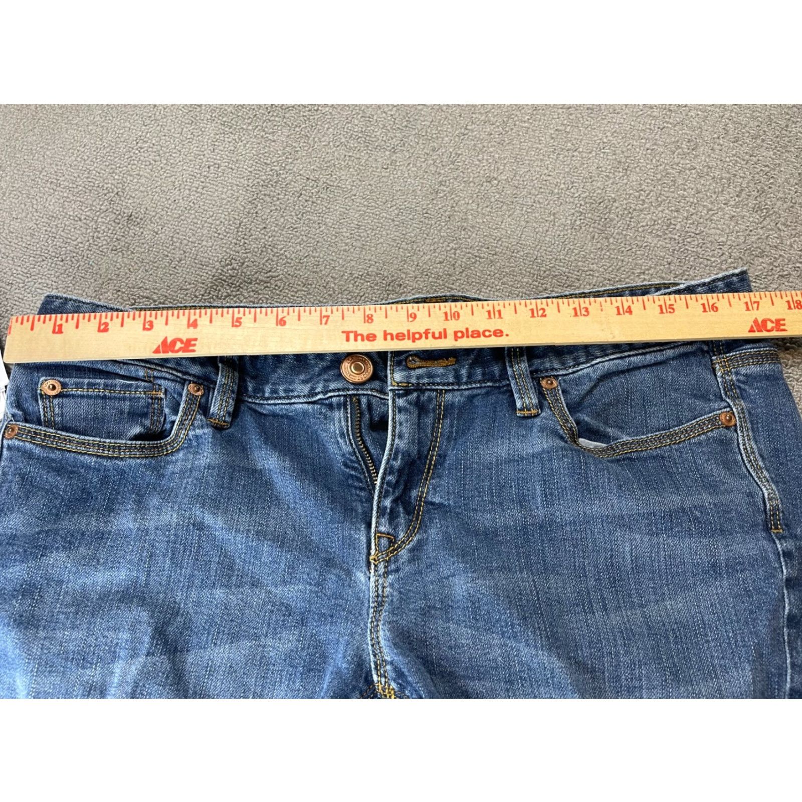 Loft LOFT Jeans Womens Size 30 Slim Denim Blue Belt Loops Regular 30 Skinny Modern Slim Fit Family: Women Jeans Blue Denim Skinny 30 Slimming Size 30" / US 8 / IT 44 - 4 Thumbnail