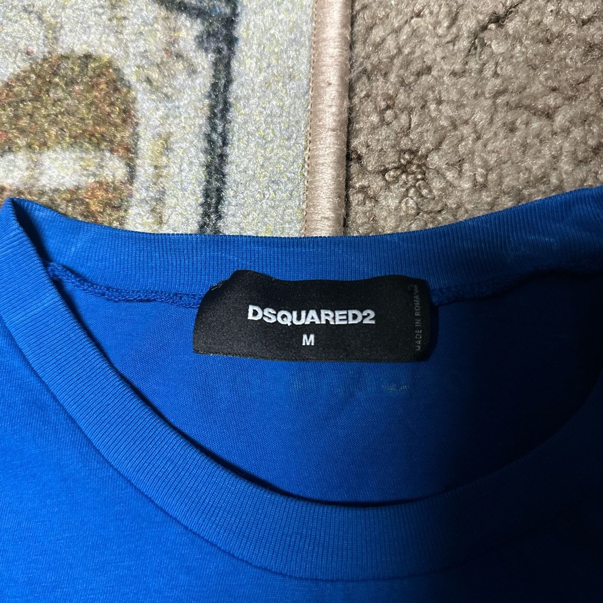 Dsquared2 Dsquared2 blue and yellow short sleeve Size US M / EU 48-50 / 2 - 3 Thumbnail