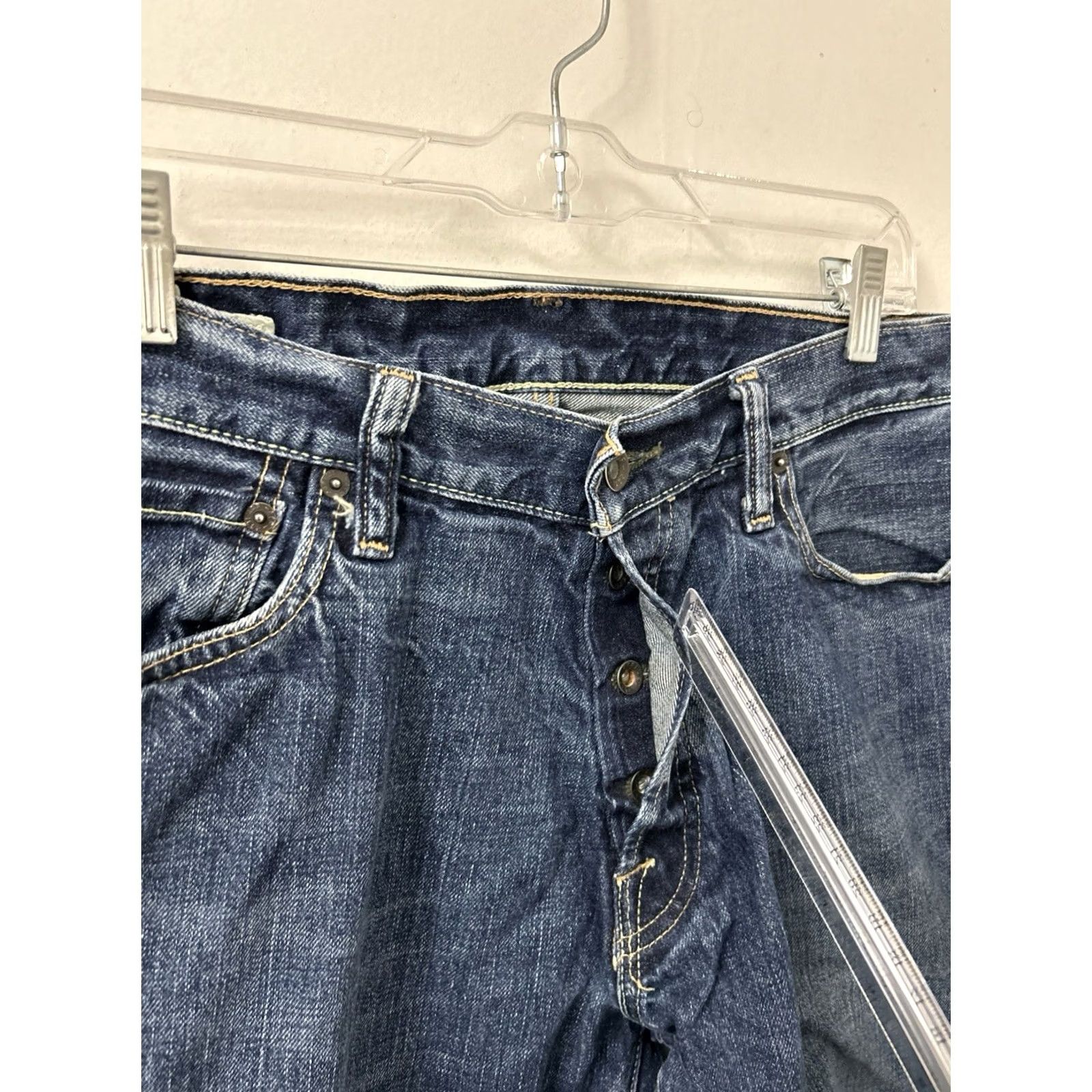 Abercrombie & Fitch VTG Abercrombie & Fitch Kilburn Boot Jeans Mens 34x34 Denim Blue 5-Pocket Bootcut Logo Size US 34 / EU 50 - 5 Thumbnail